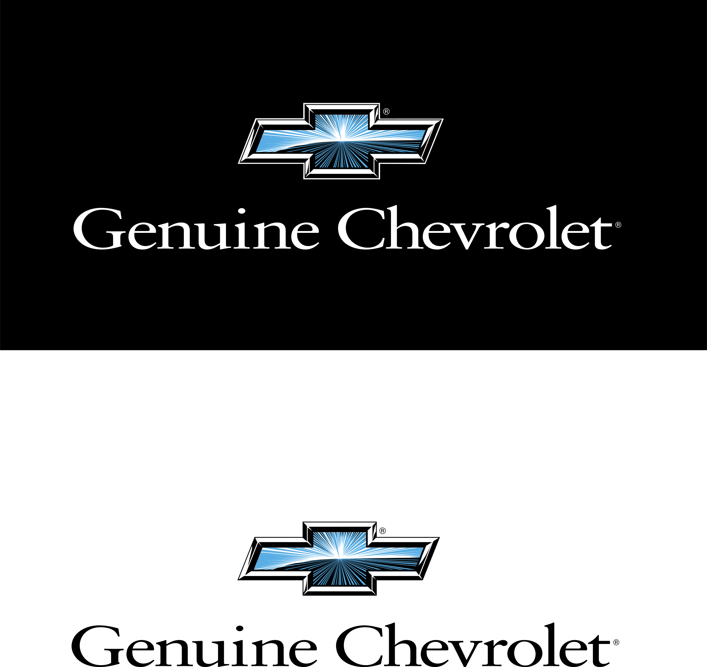 Chevrolet Genuine Logo PNG Transparent & SVG Vector - Freebie Supply