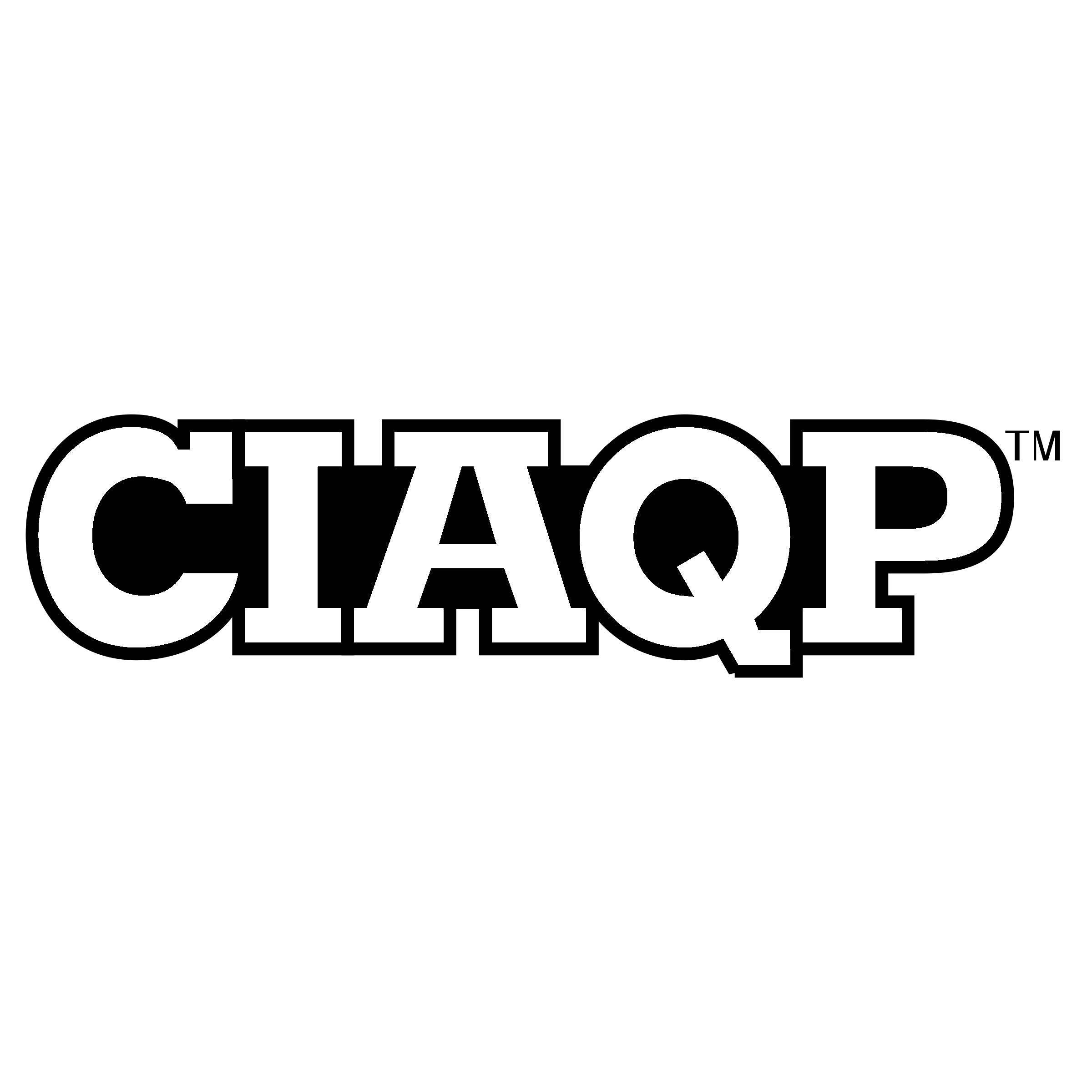 CIAQP Logo black and white
