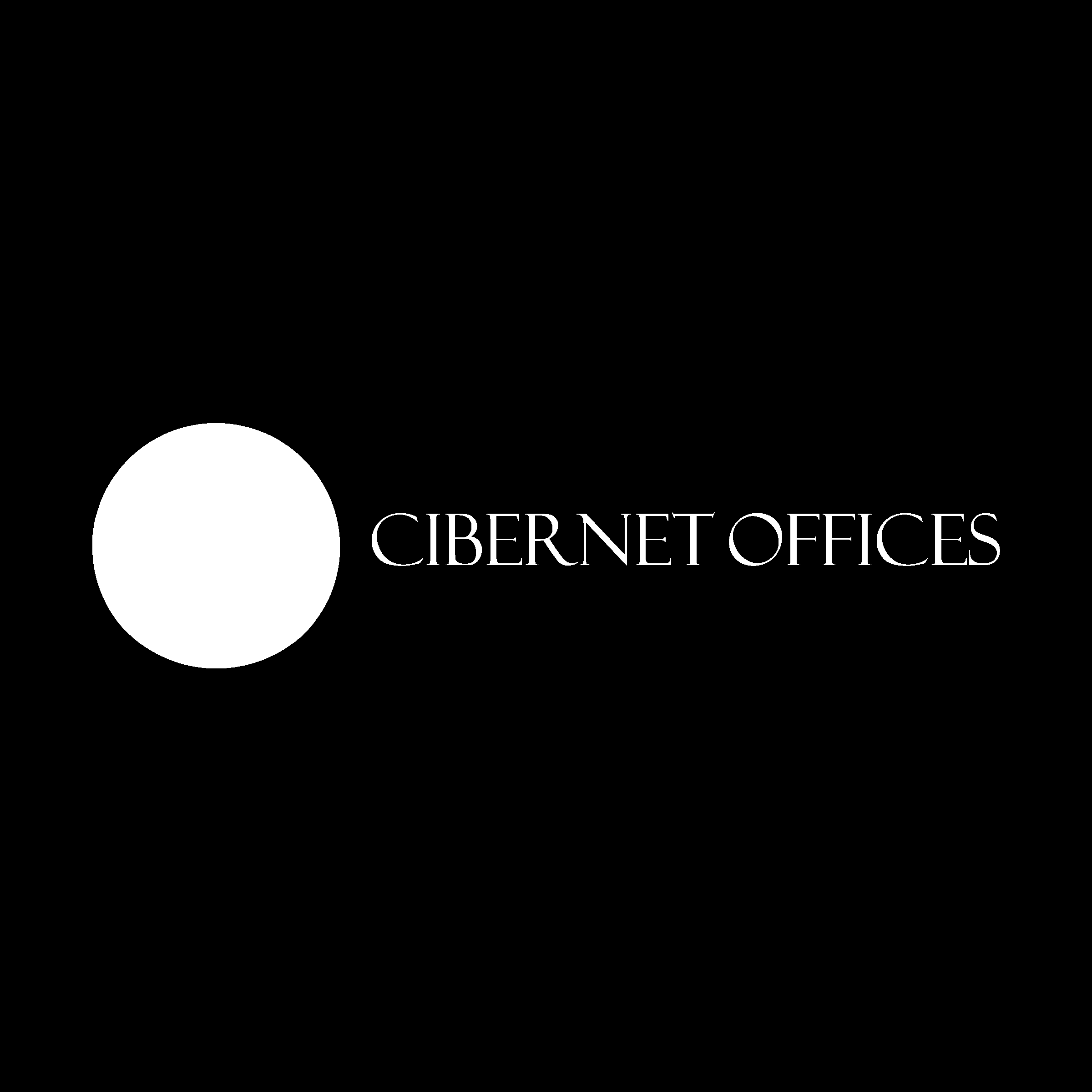 Cibernet Offices Logo black and white