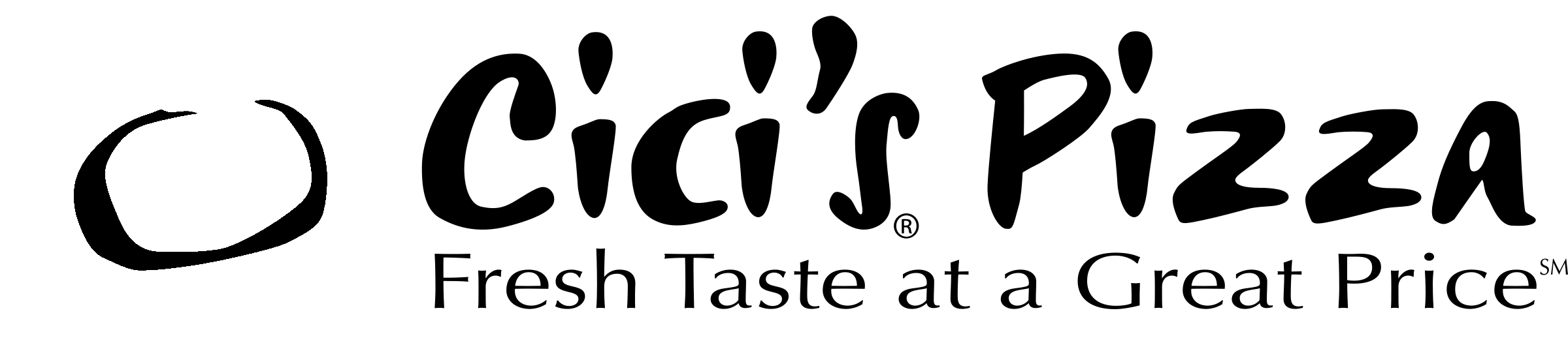Cici's Pizza Logo black and white