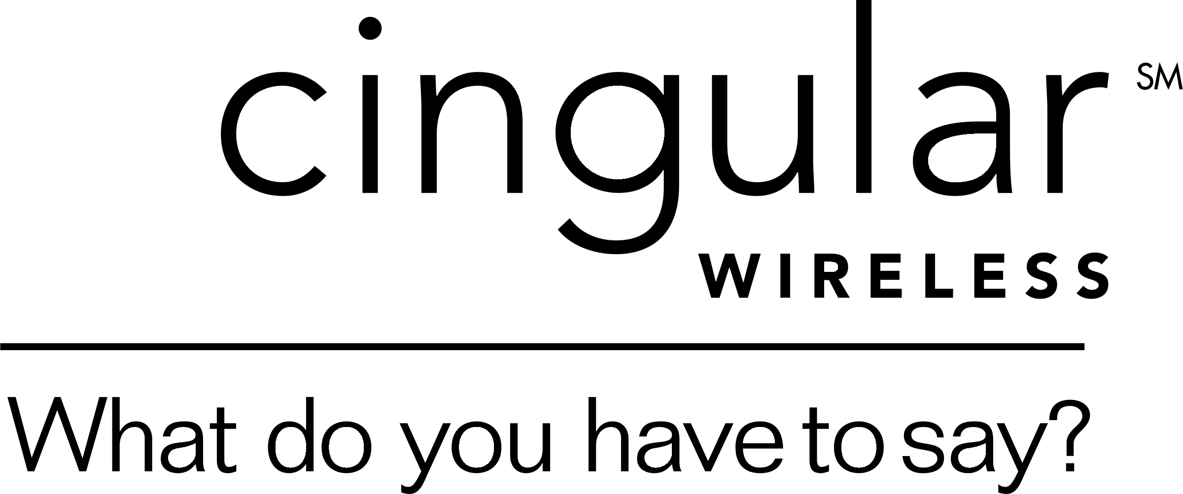 cingular 22 Logo black and white