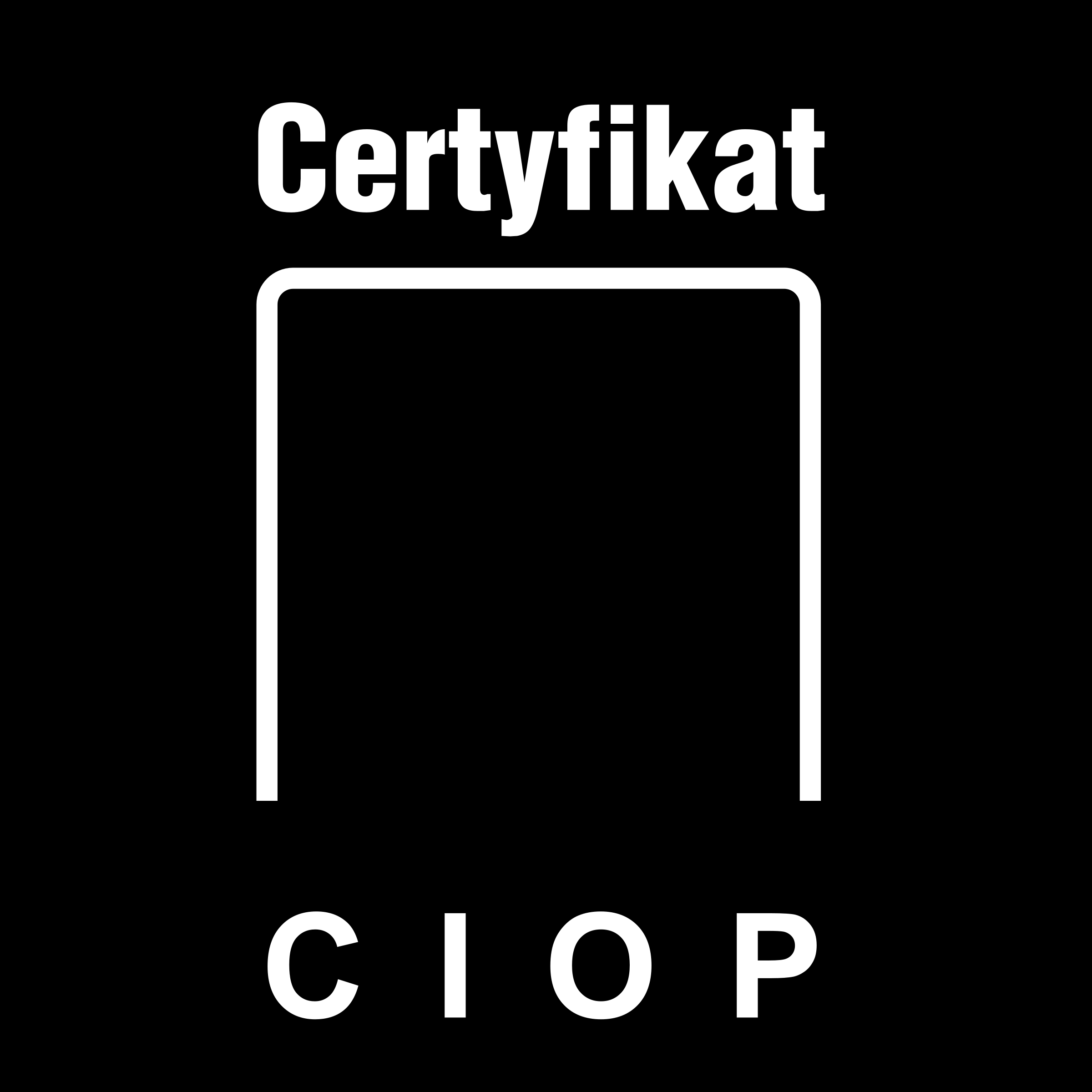 CIOP Certyfikat Logo png transparent