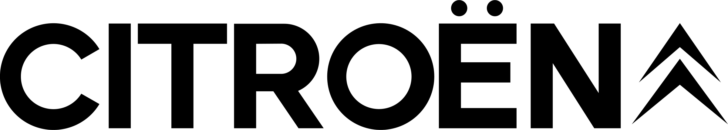 Citroen Logo black and white