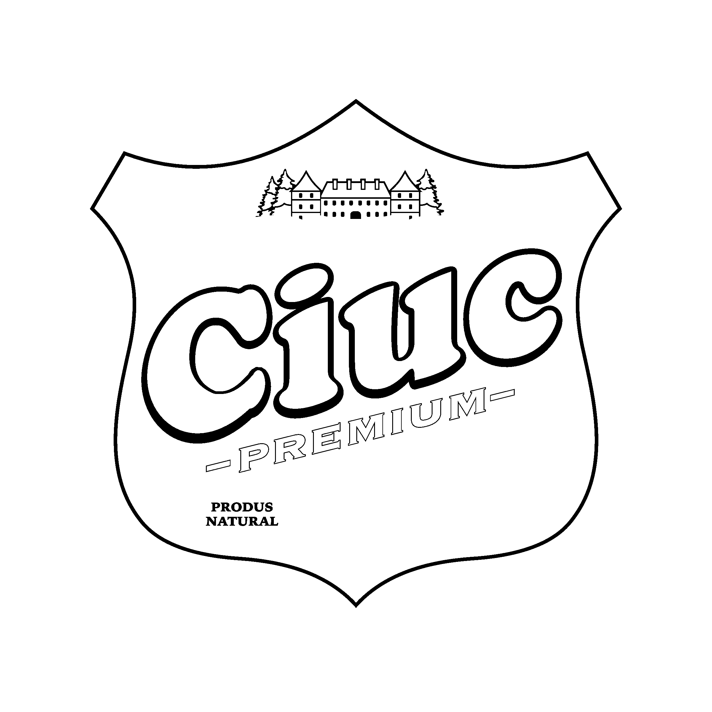 Ciuc Beer Logo black and white