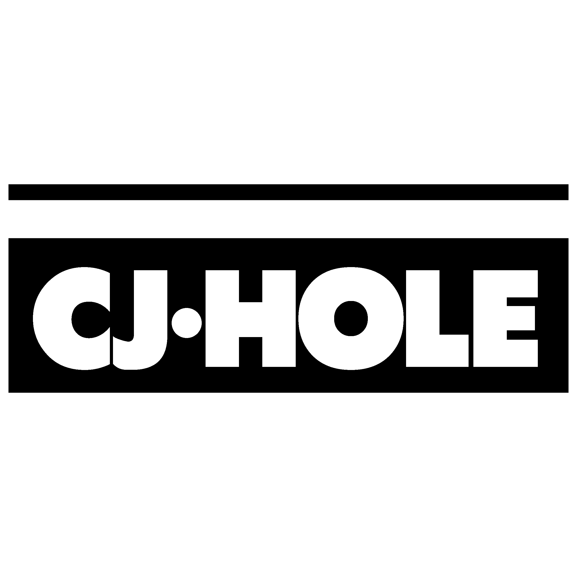 CJ HOLE Logo black and white