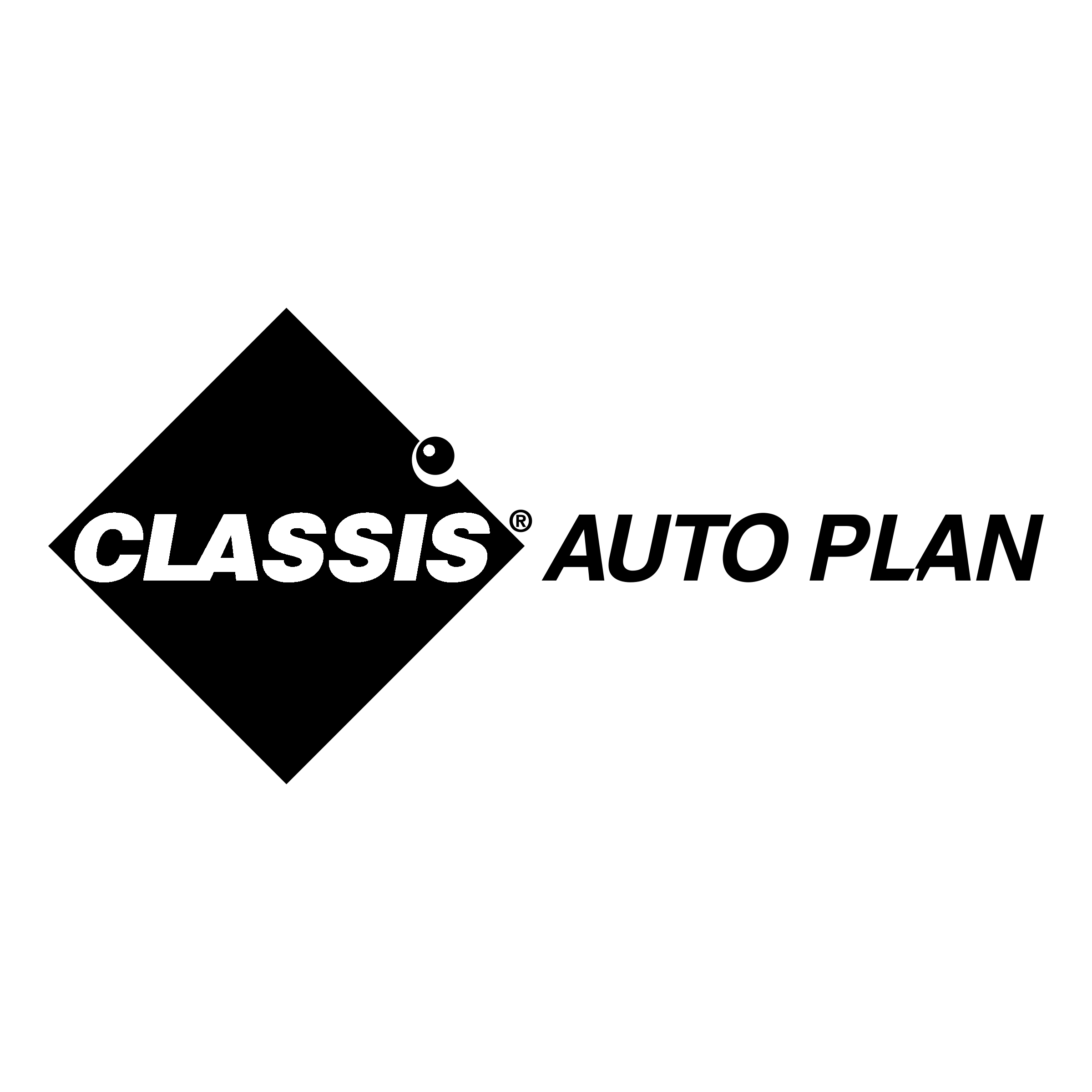 Classis Auto Plan Logo black and white
