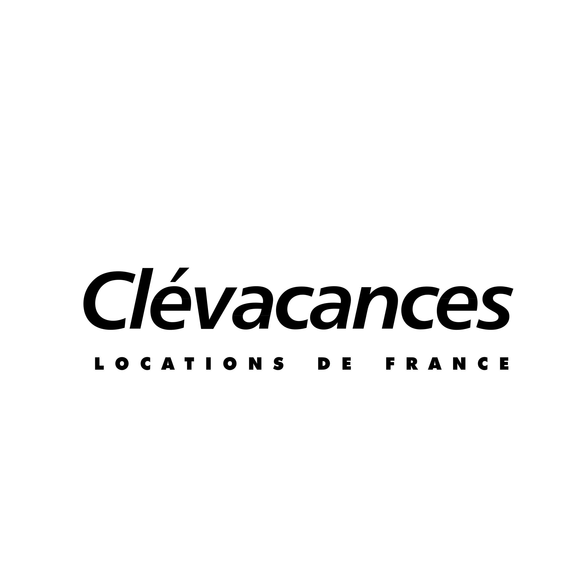Clevacances Logo black and white