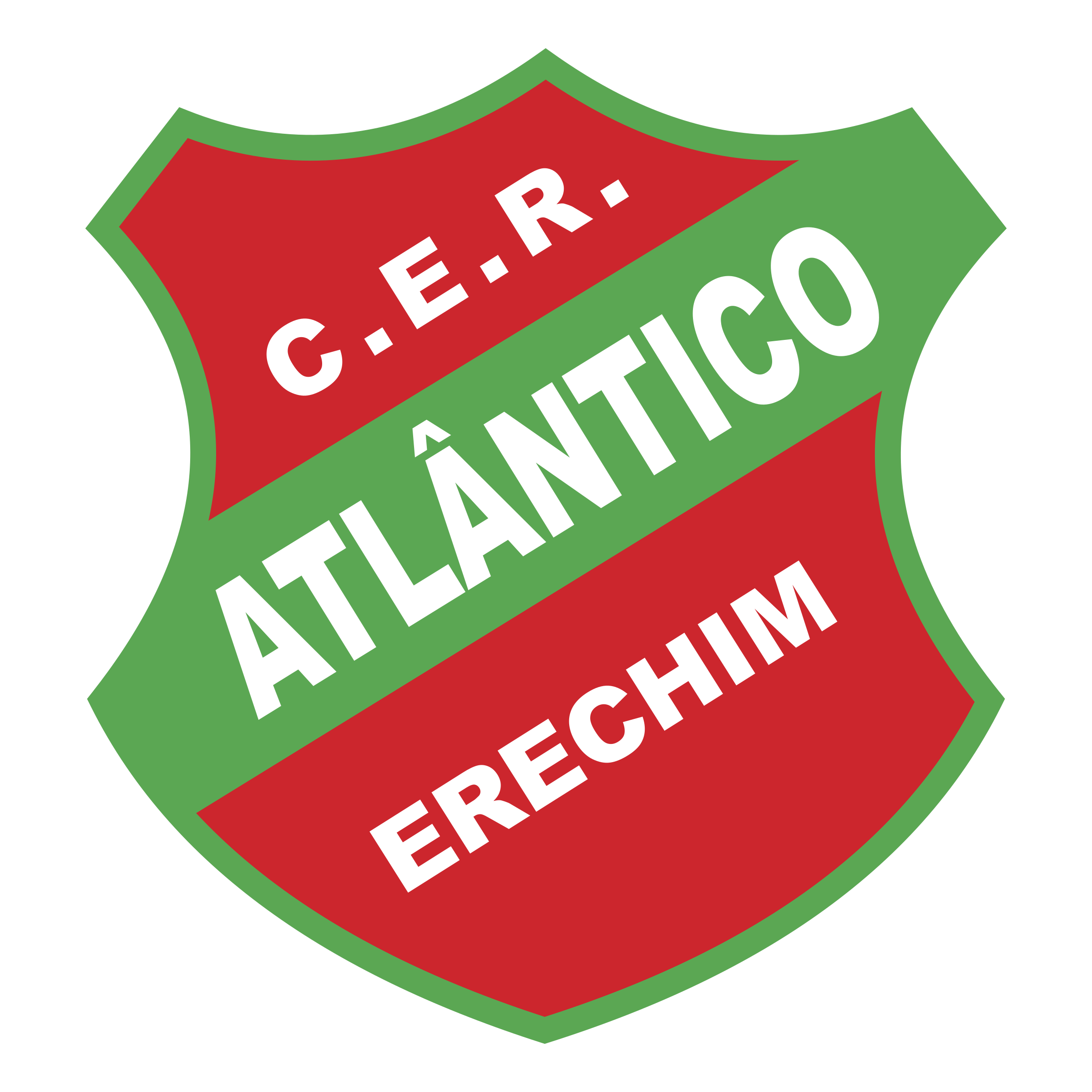 Clube Esportivo e Recreativo Atlantico de Erechim RS Logo png transparent