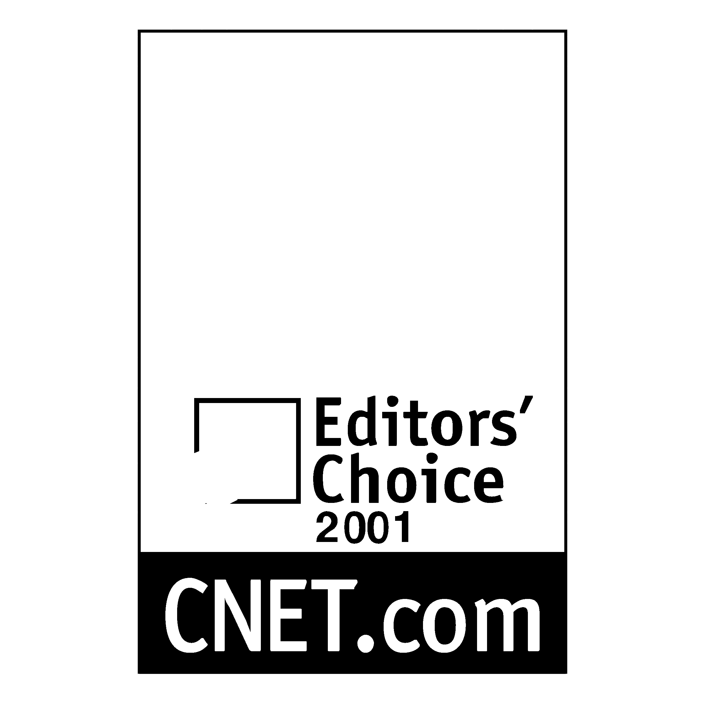 CNET Logo black and white