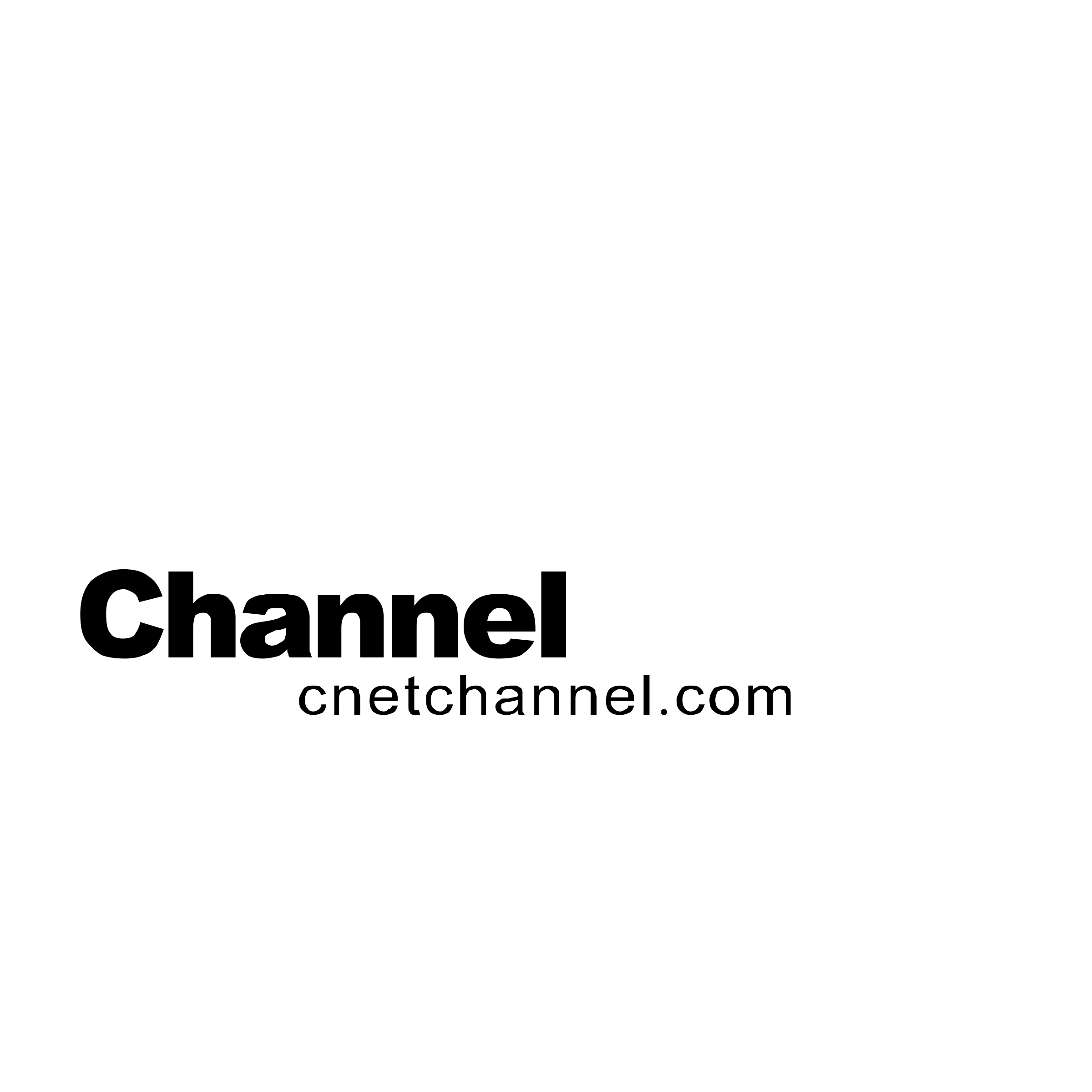 CNET Channel Services Logo black and white