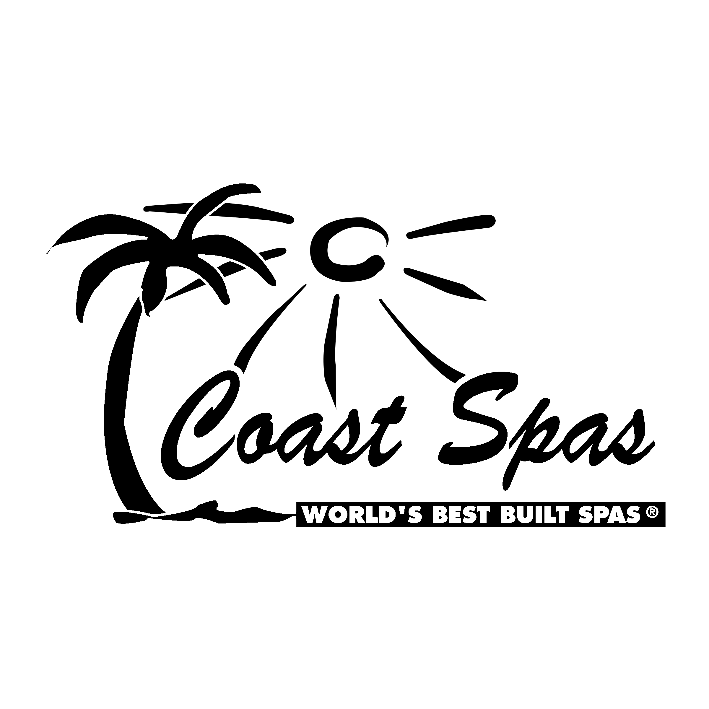 Coast Spas Logo black and white