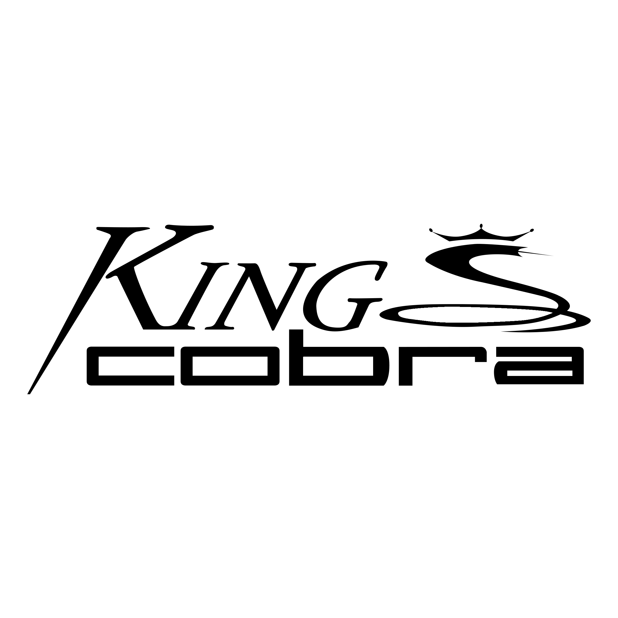 Cobra King Logo black and white