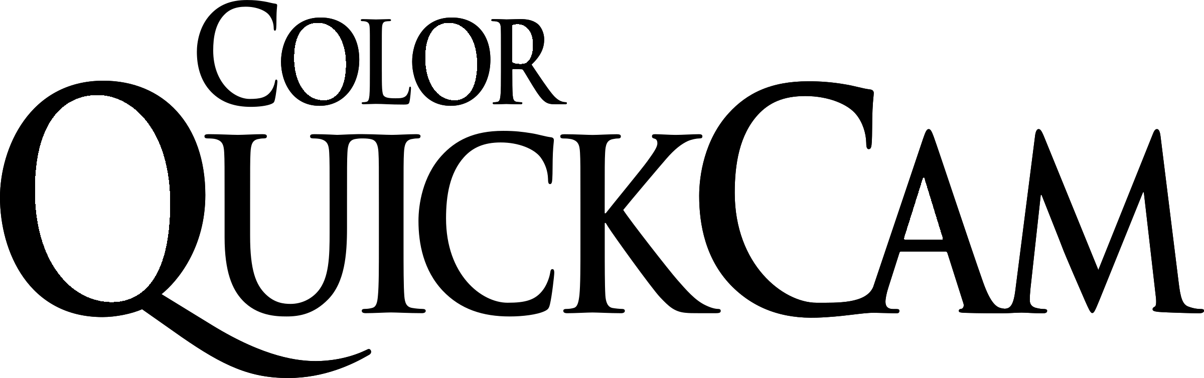 COLOR QUICK CAM Logo black and white