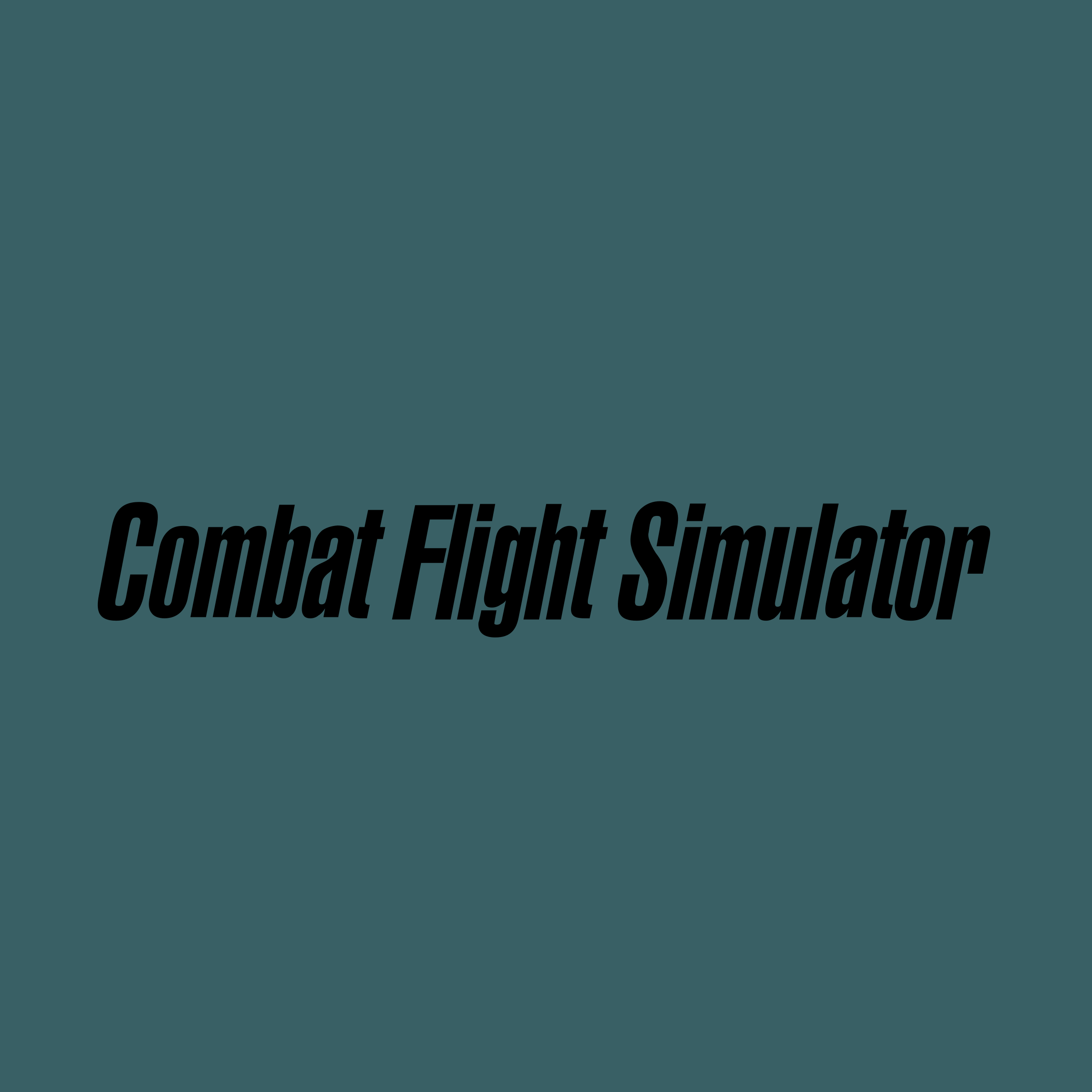Combat Flight Simulator Logo png transparent