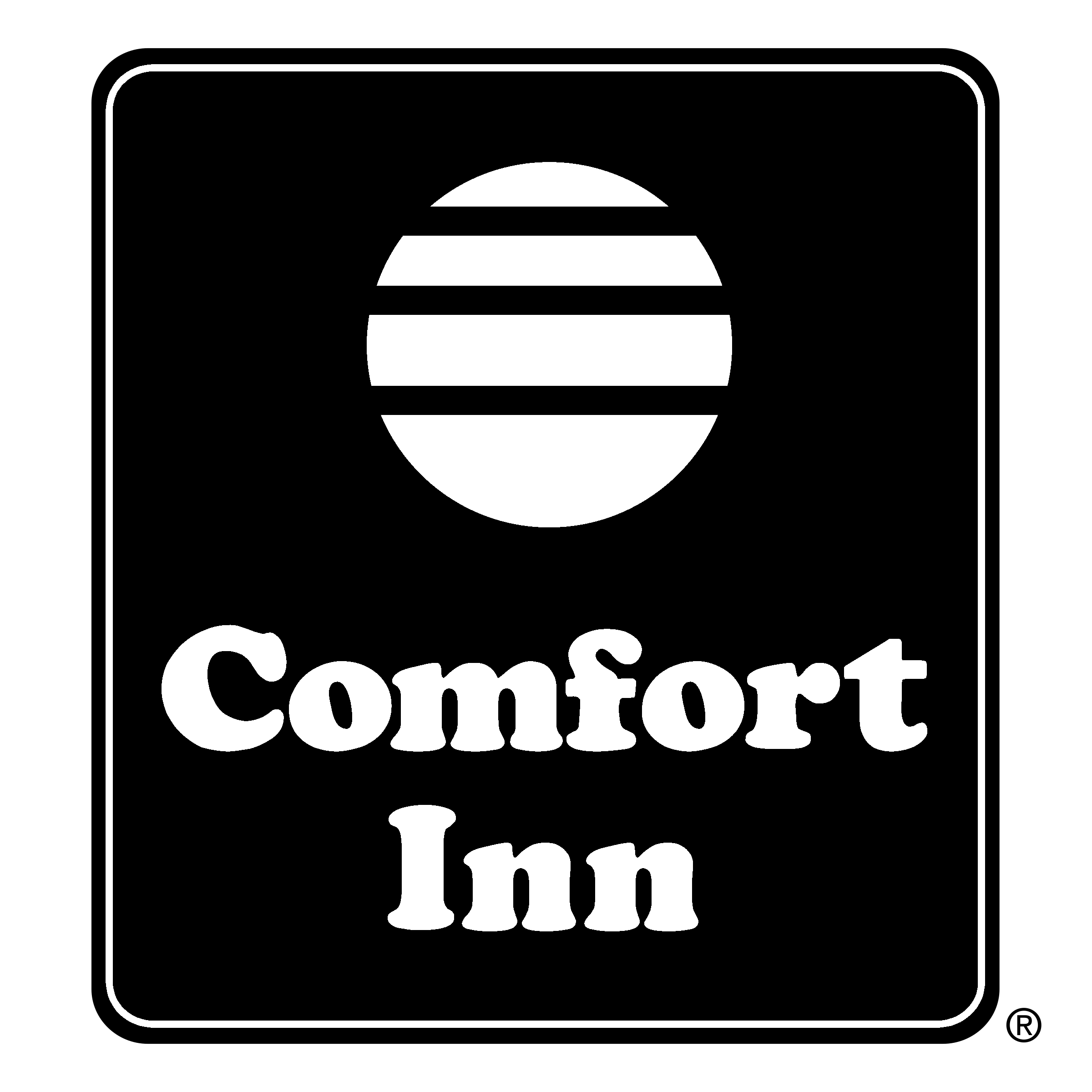Comfort Inn Logo black and white