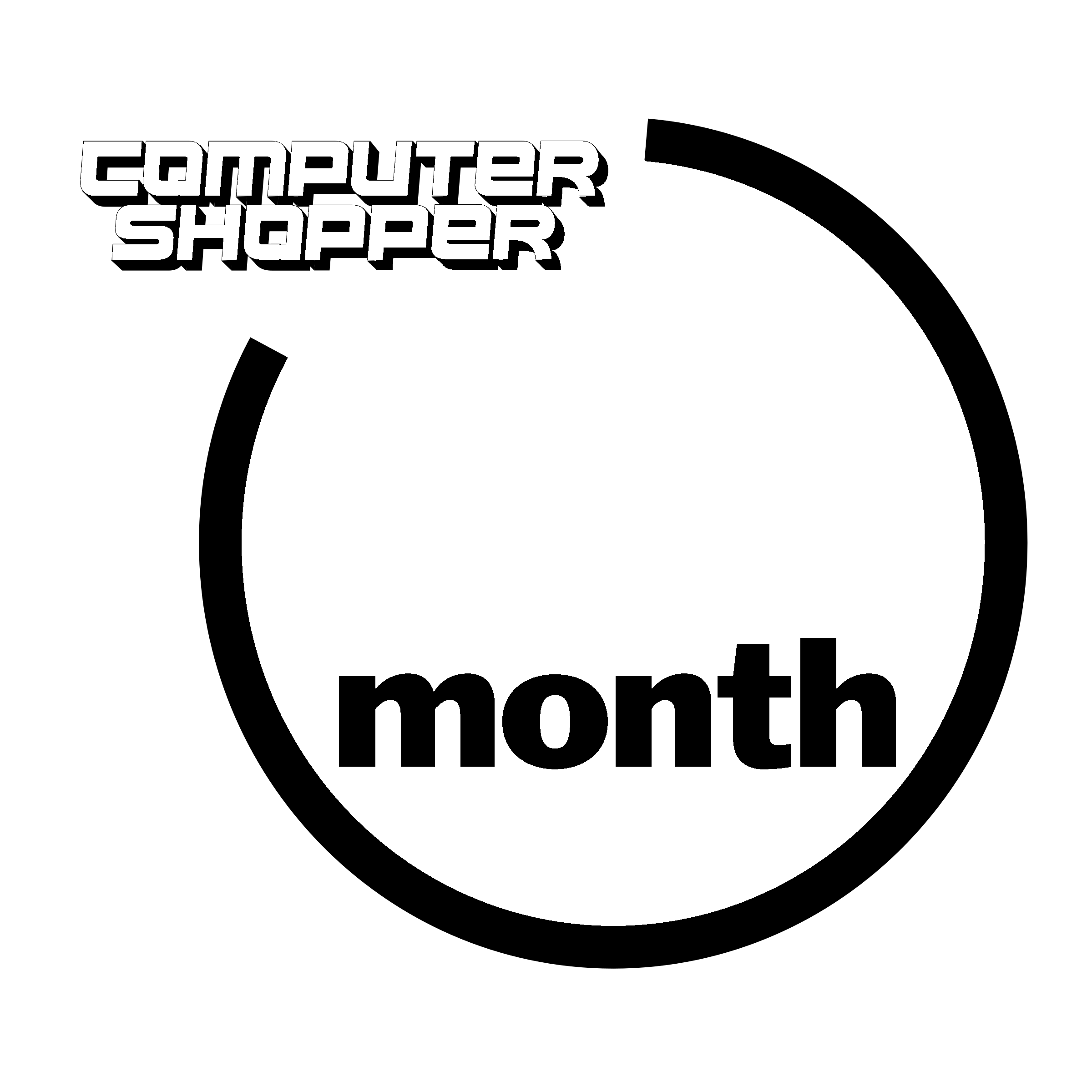 Computer Shopper Logo black and white