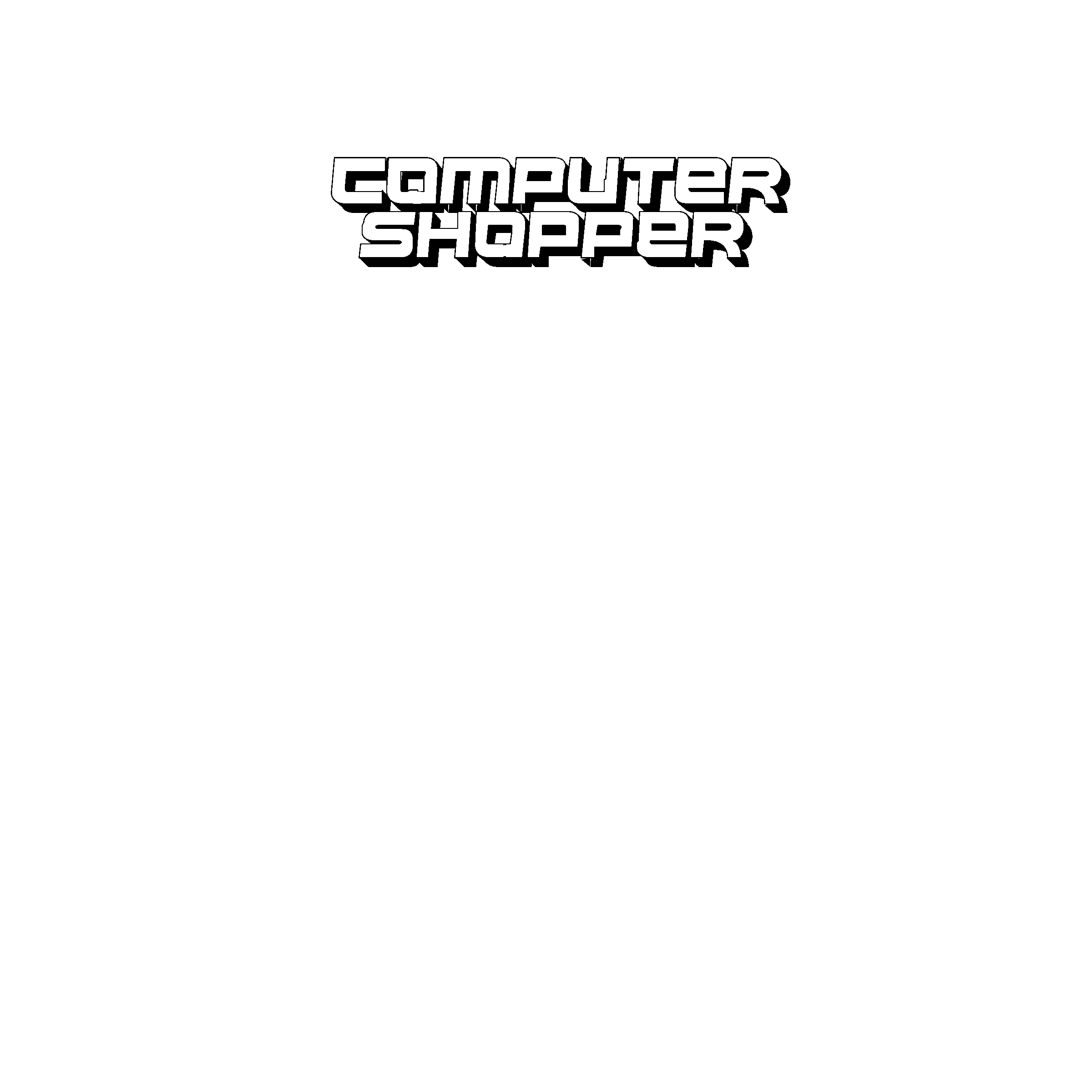Computer Shopper Logo black and white