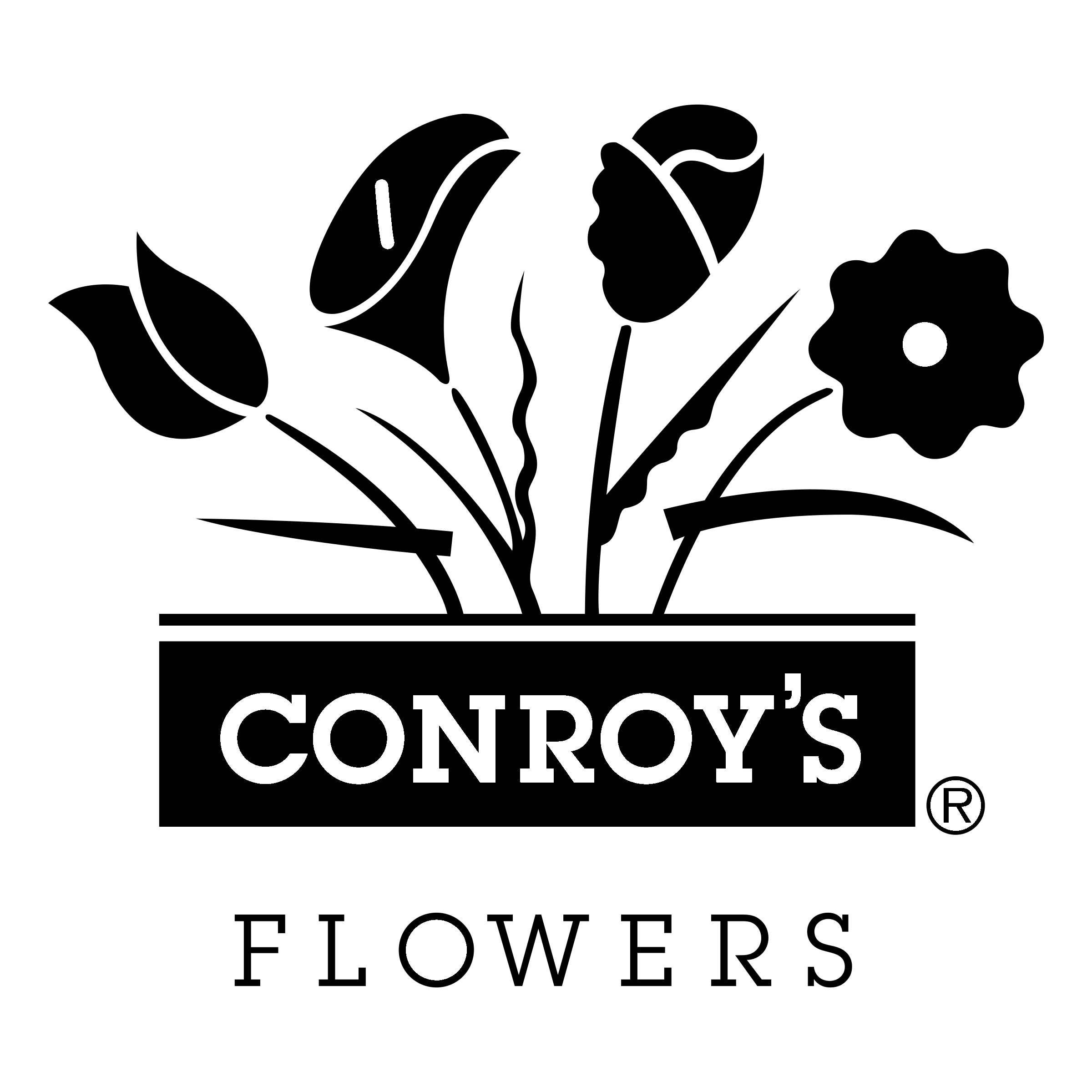 Conroy's Flowers Logo PNG Transparent & SVG Vector Freebie Supply