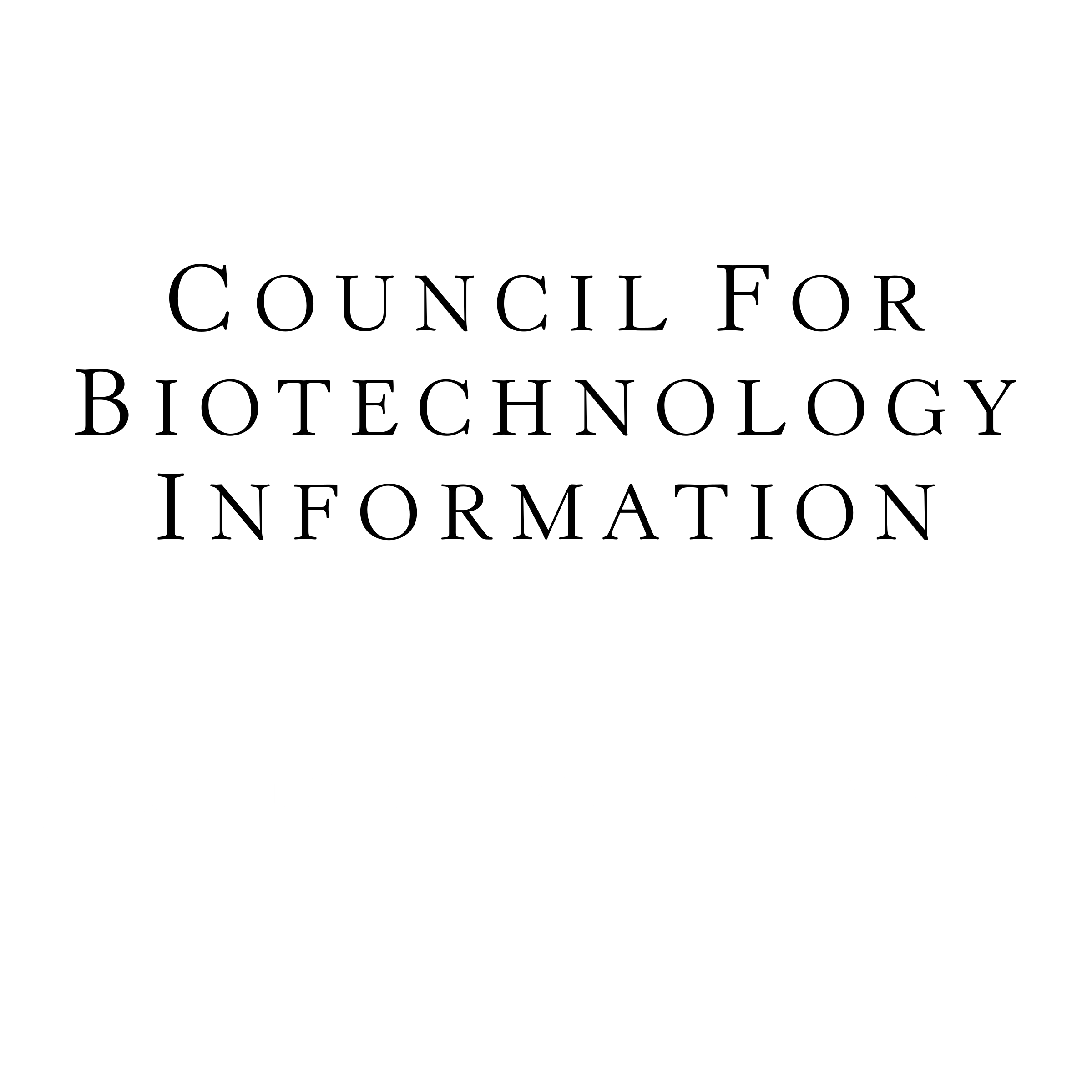 Council for Biotechnology Information Logo black and white