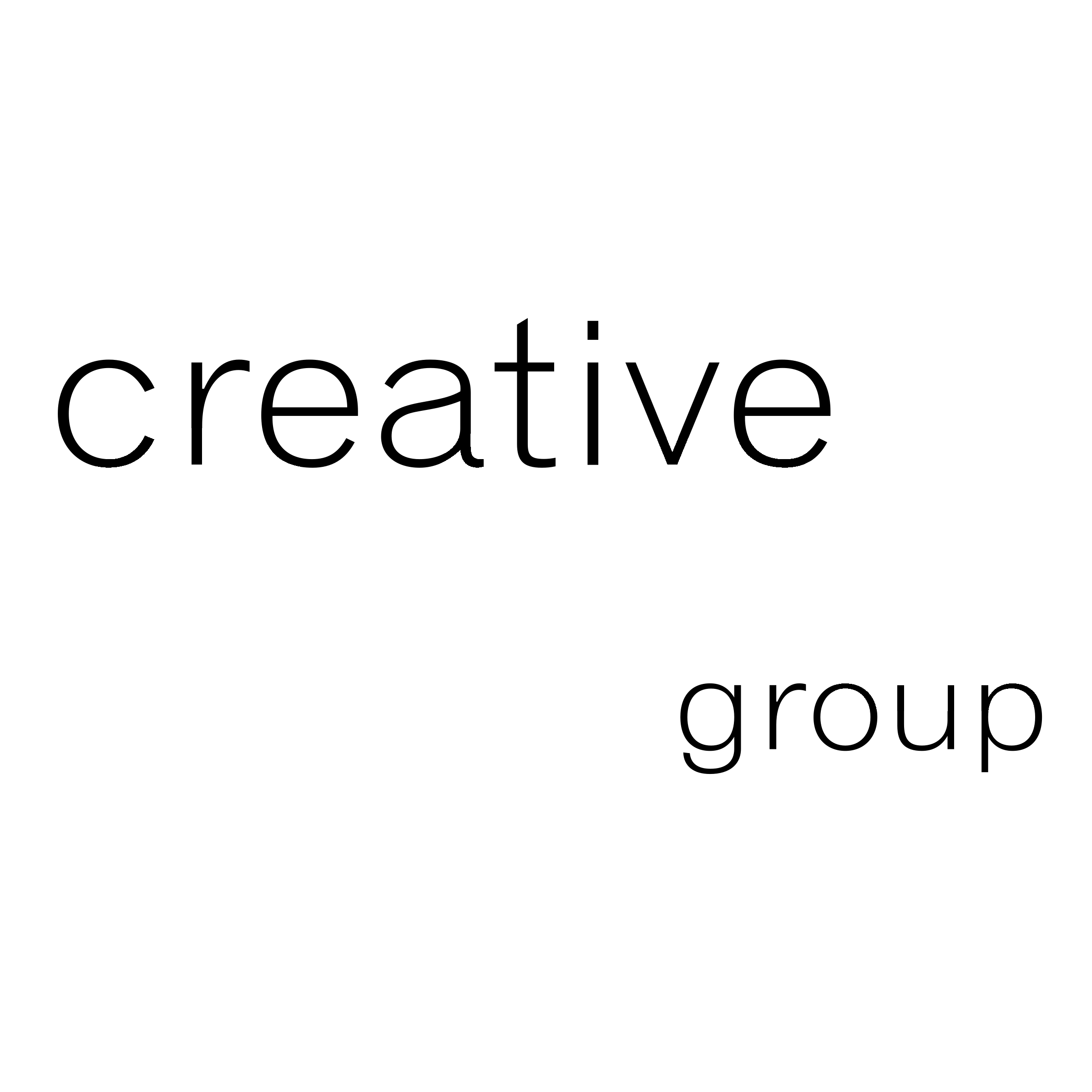 Creative Cafe Group Logo black and white
