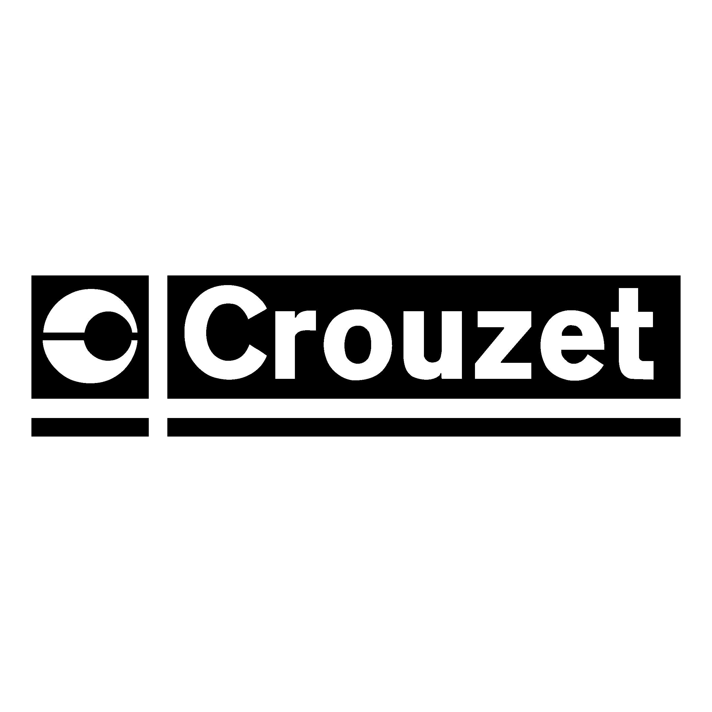 Crouzet Logo black and white