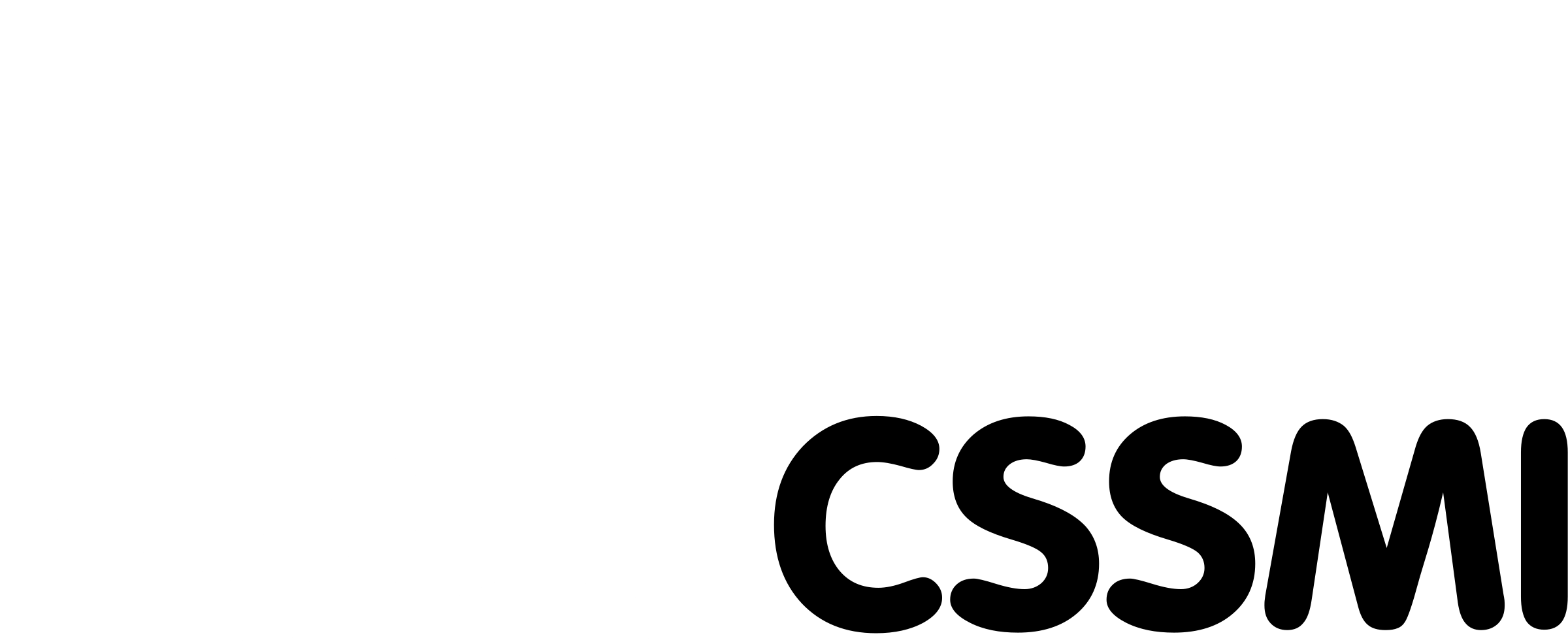 CSSMI Logo black and white