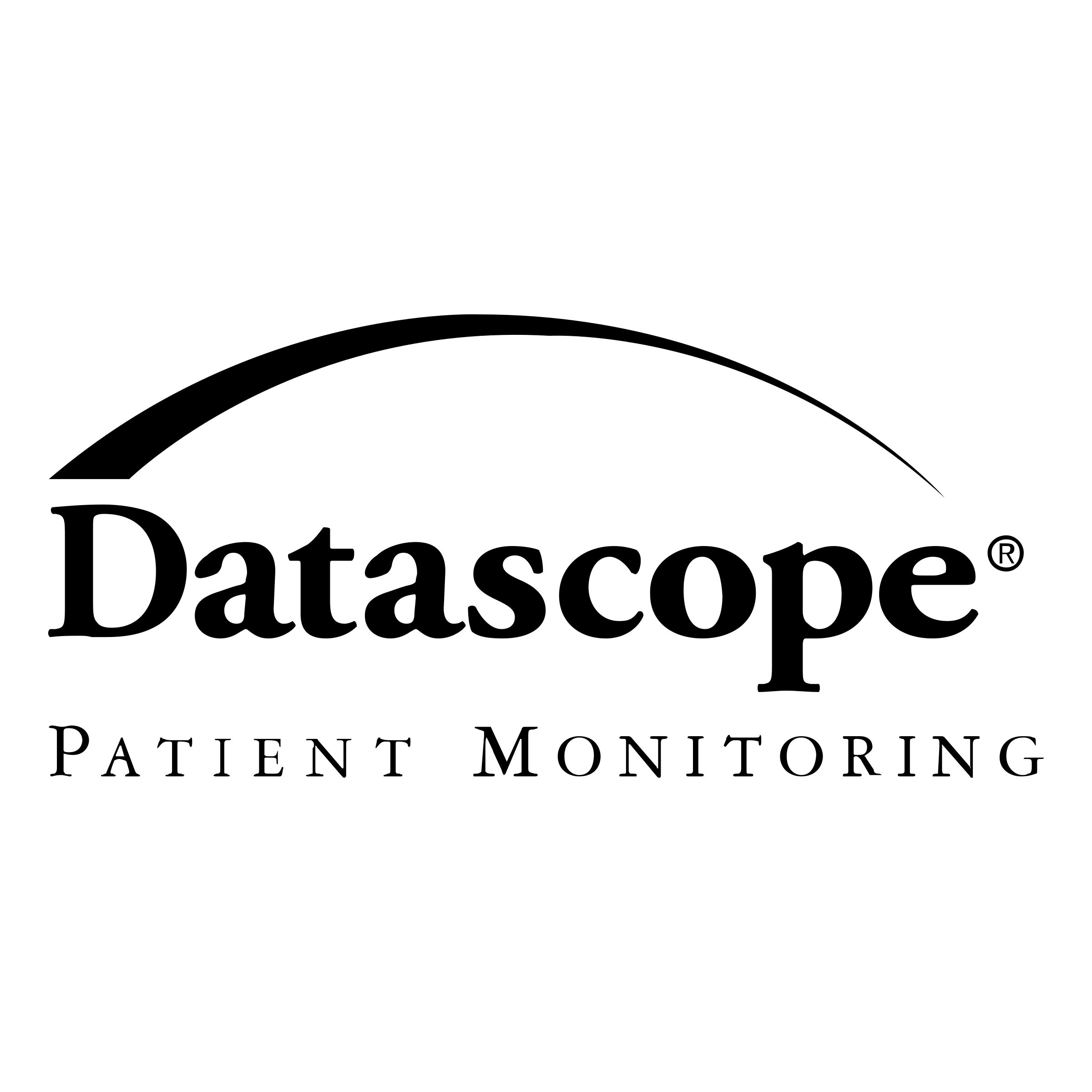 Datascope Logo black and white