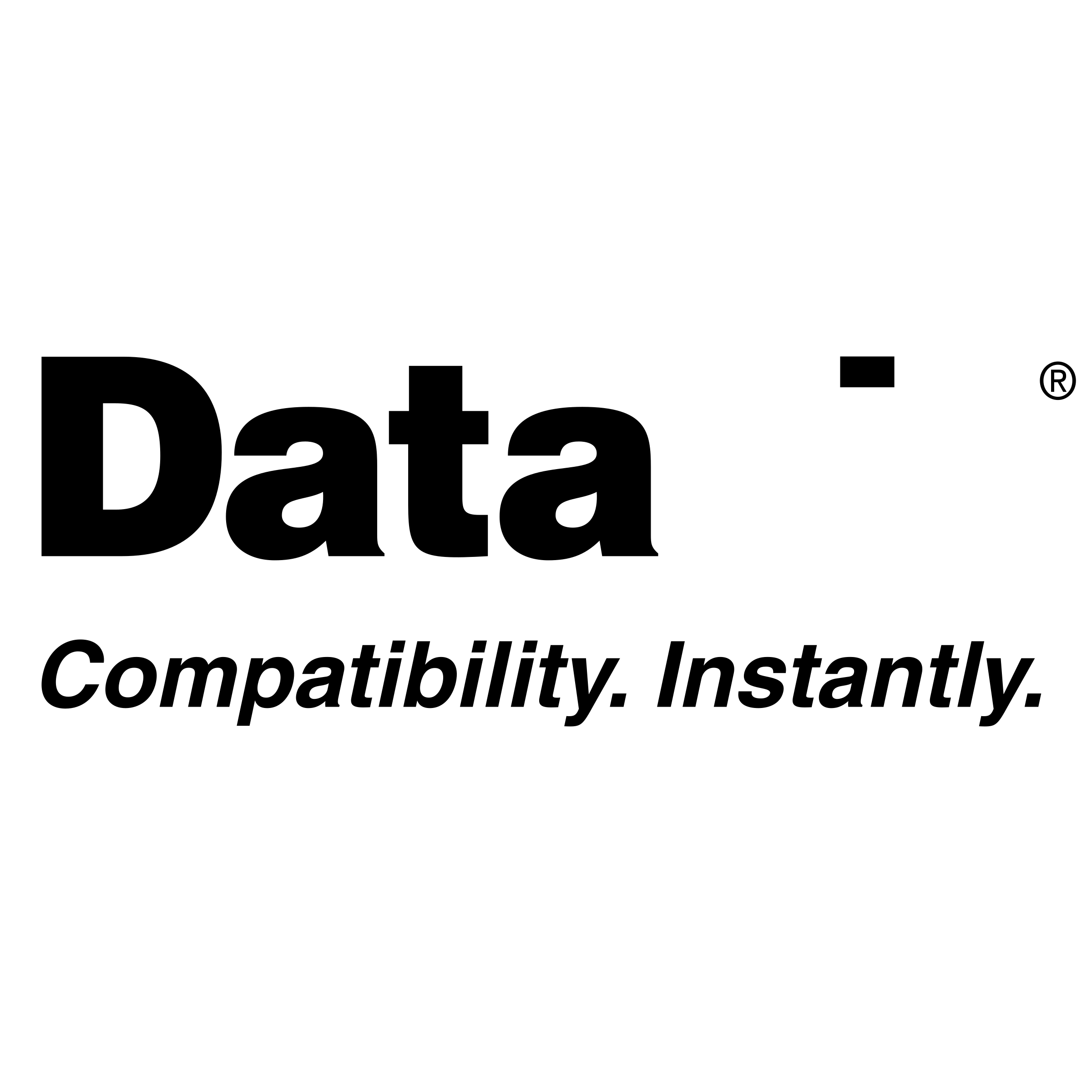 DataViz Logo black and white