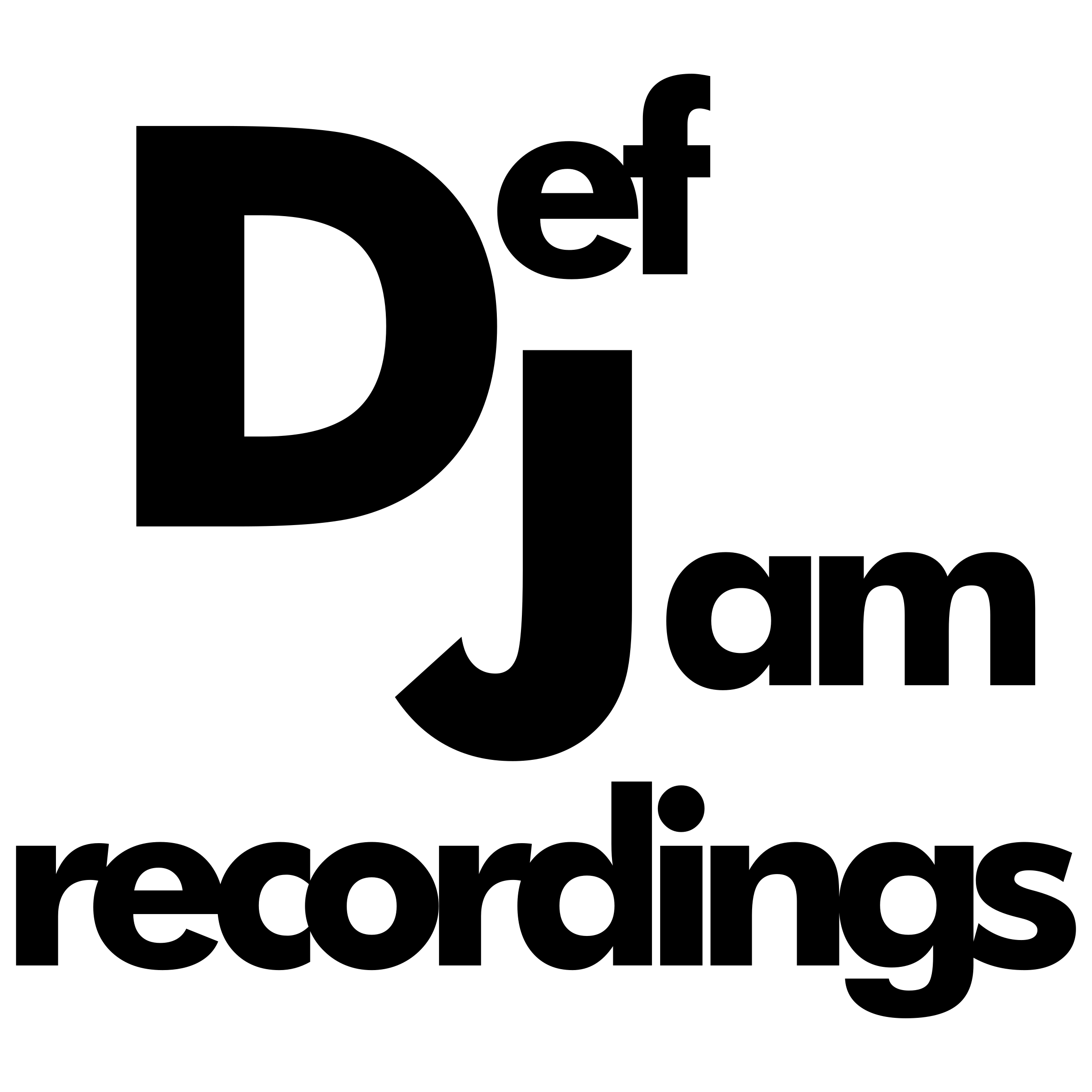 Def Jam Recordings Logo PNG Transparent SVG Vector Freebie Supply