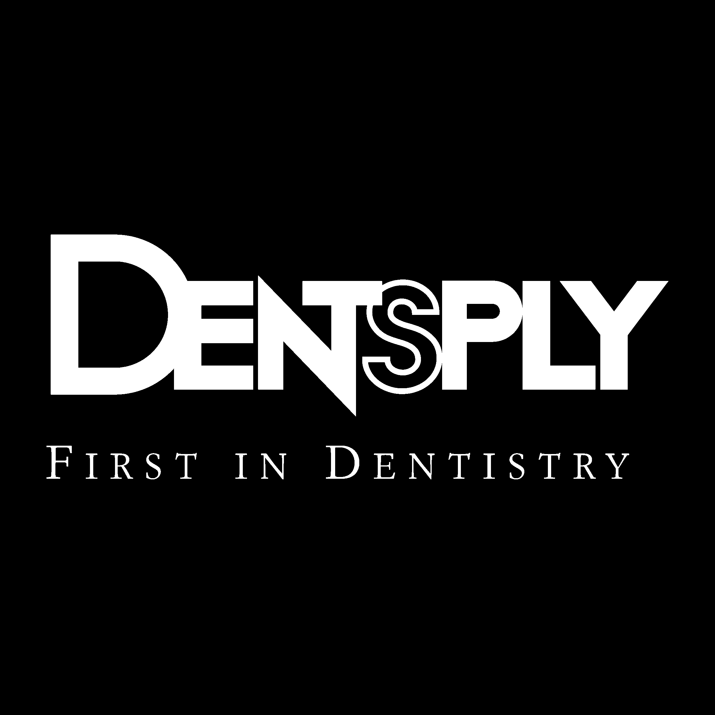 Dentsply Logo black and white