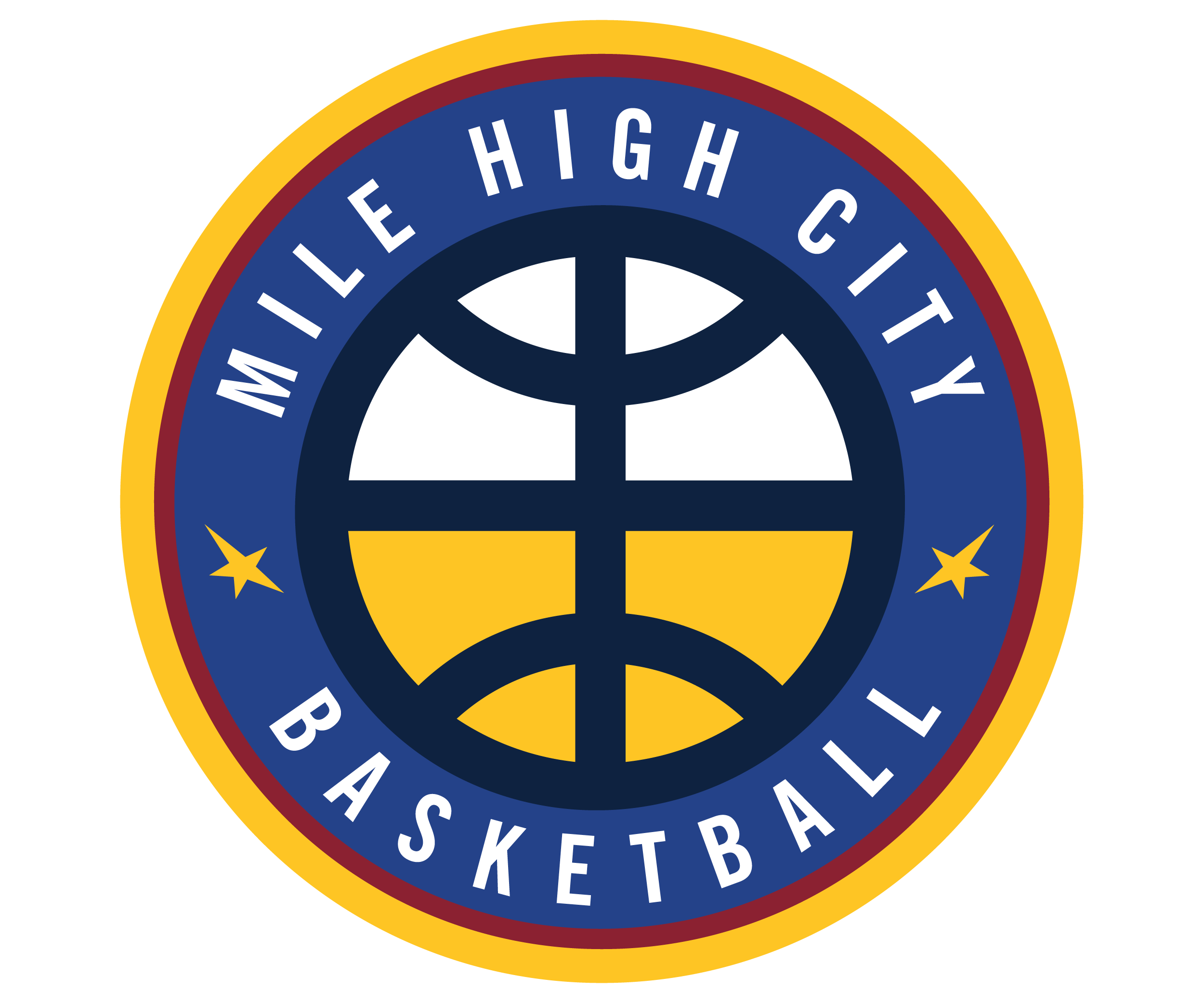 Denver Nuggets “Mile High City Basketball” logo