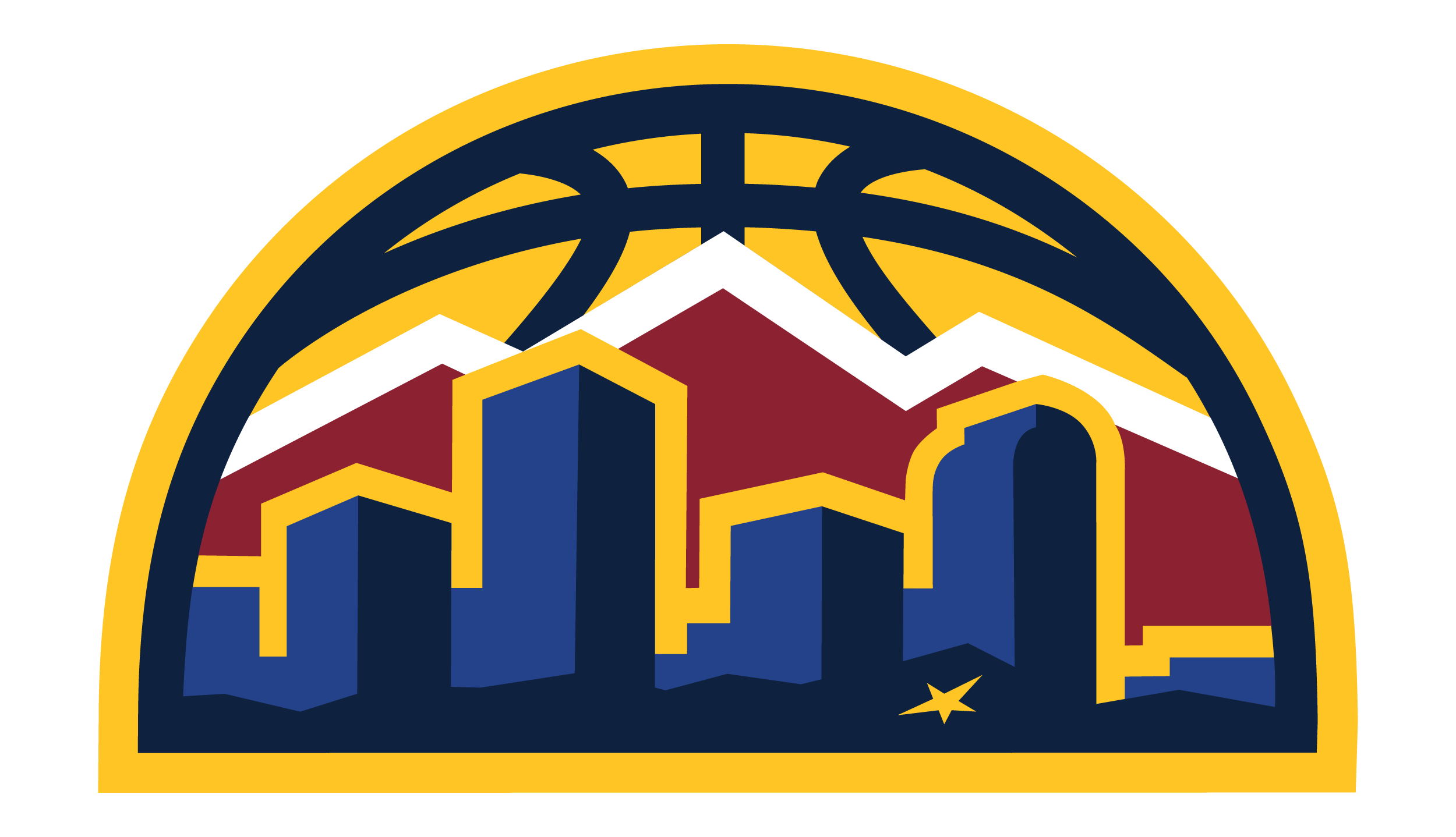 Denver Nuggets Skyline logo