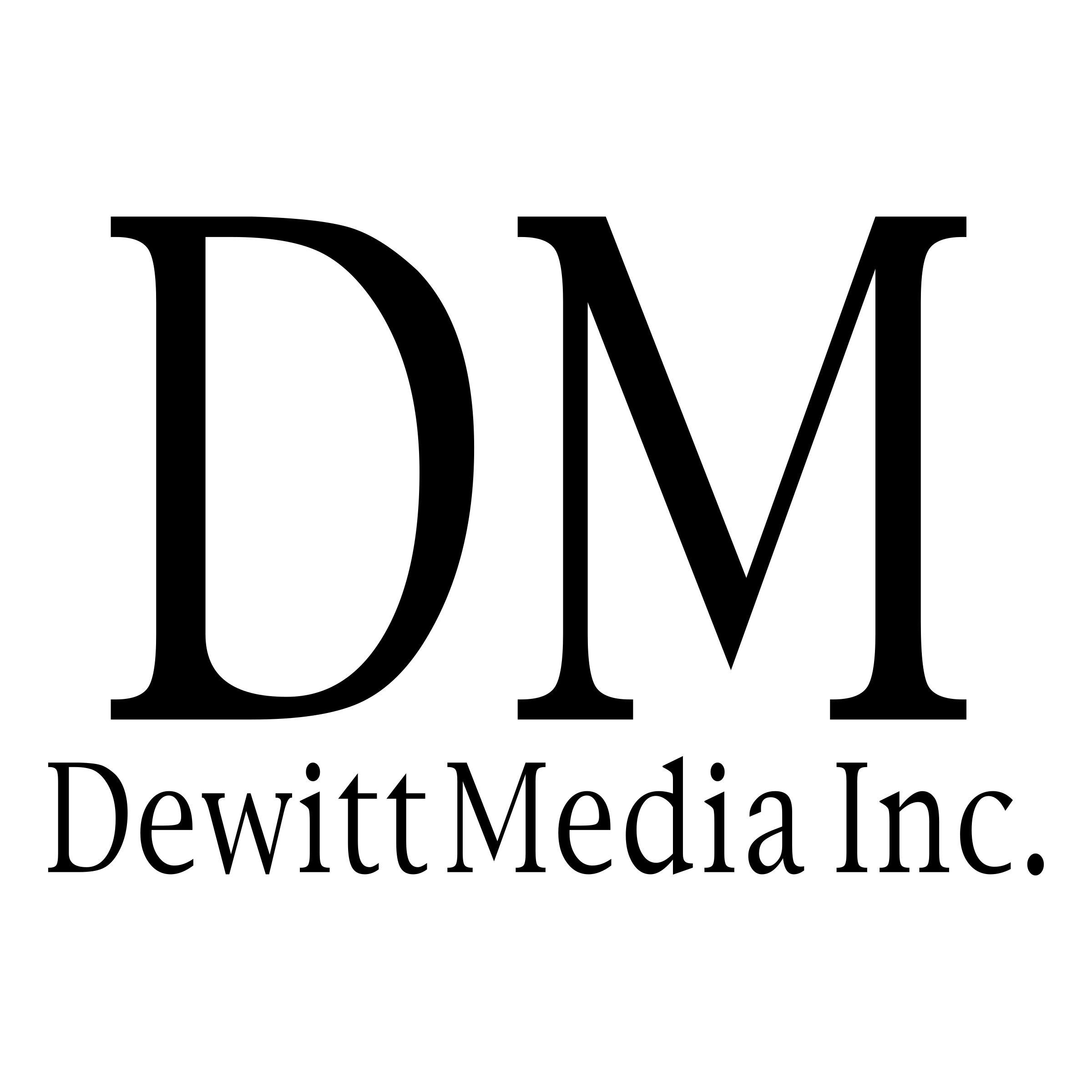 Dewitt Media Logo PNG Transparent & SVG Vector Freebie Supply