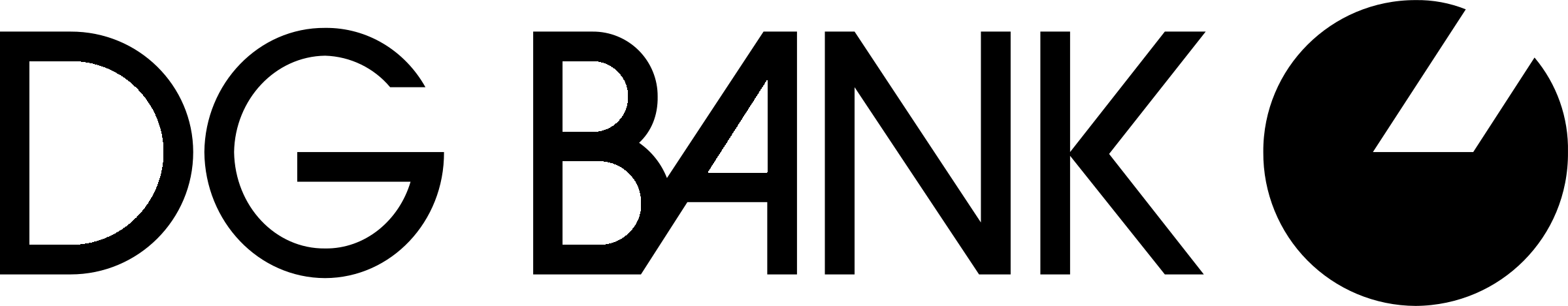 DG BANK Logo black and white