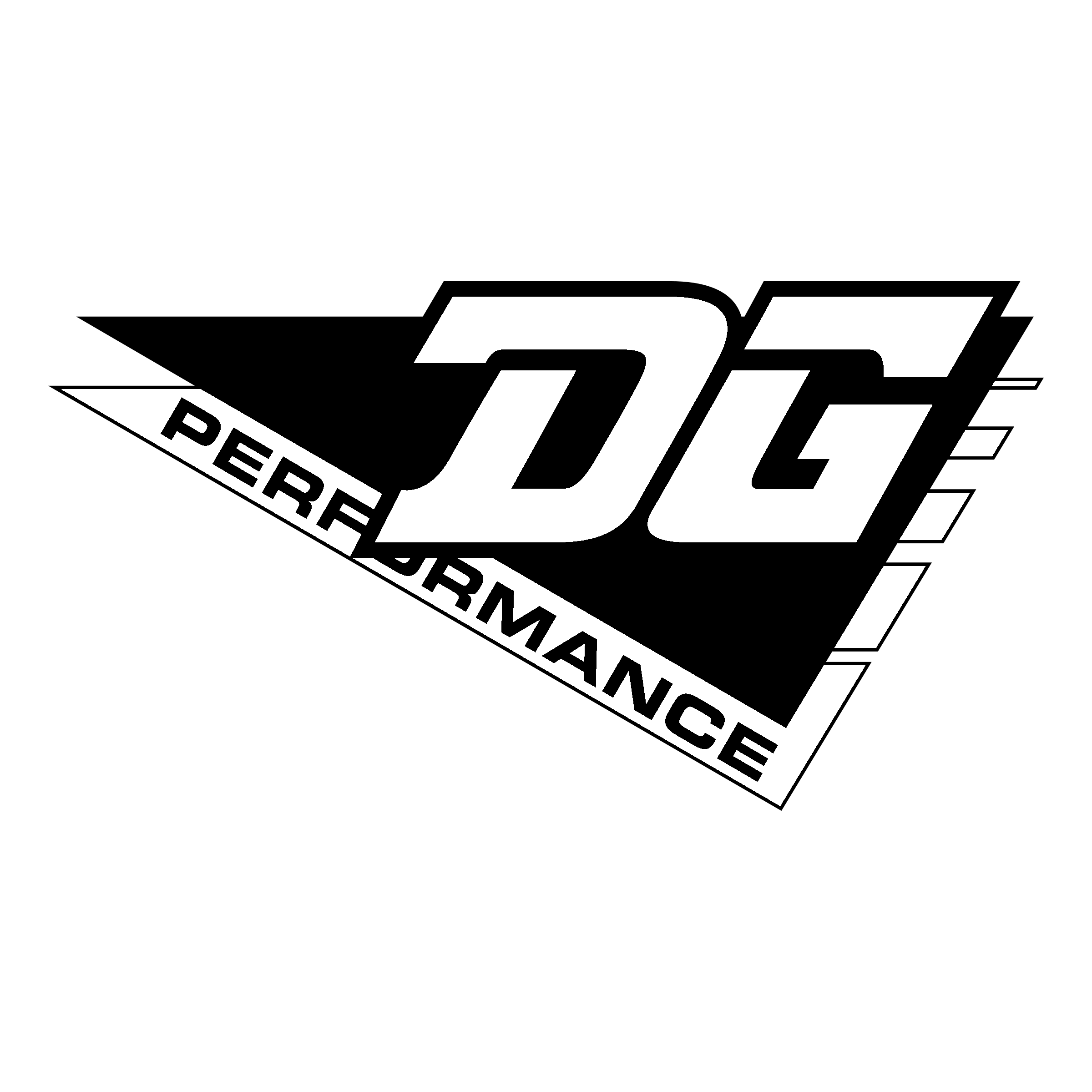 DG Performance Logo black and white
