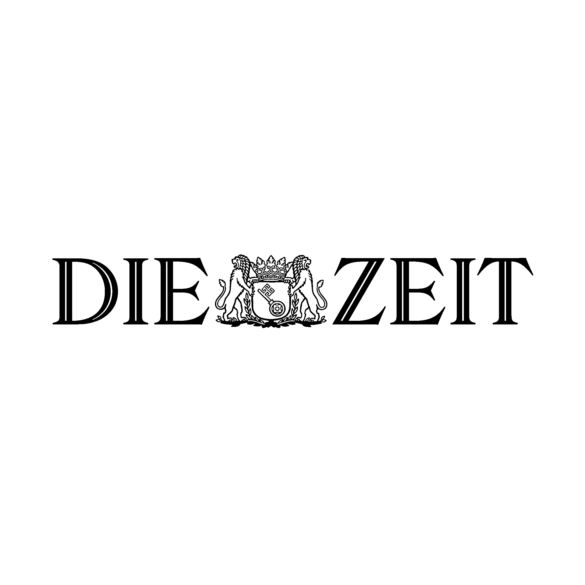 Die Zeit Logo black and white