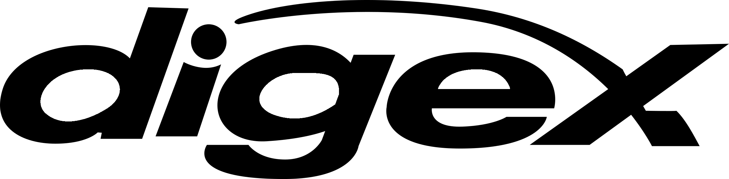 Digex Logo black and white