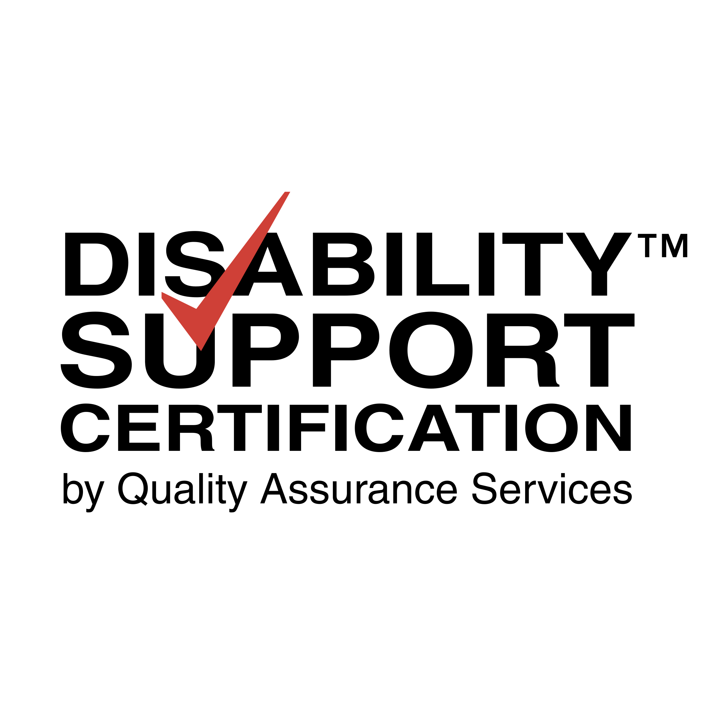 Disability Support Certification Logo PNG Transparent & SVG Vector