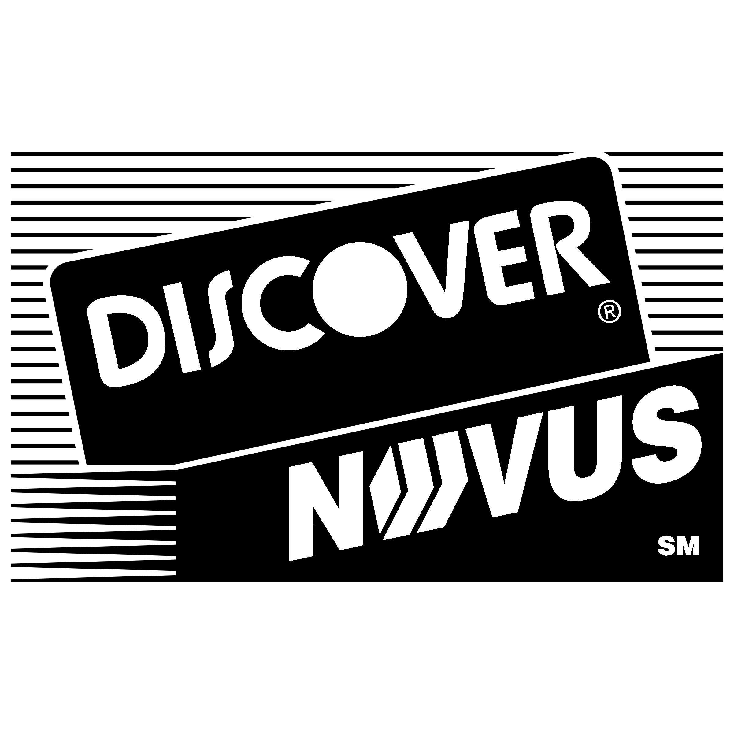 Discover Novus Logo black and white