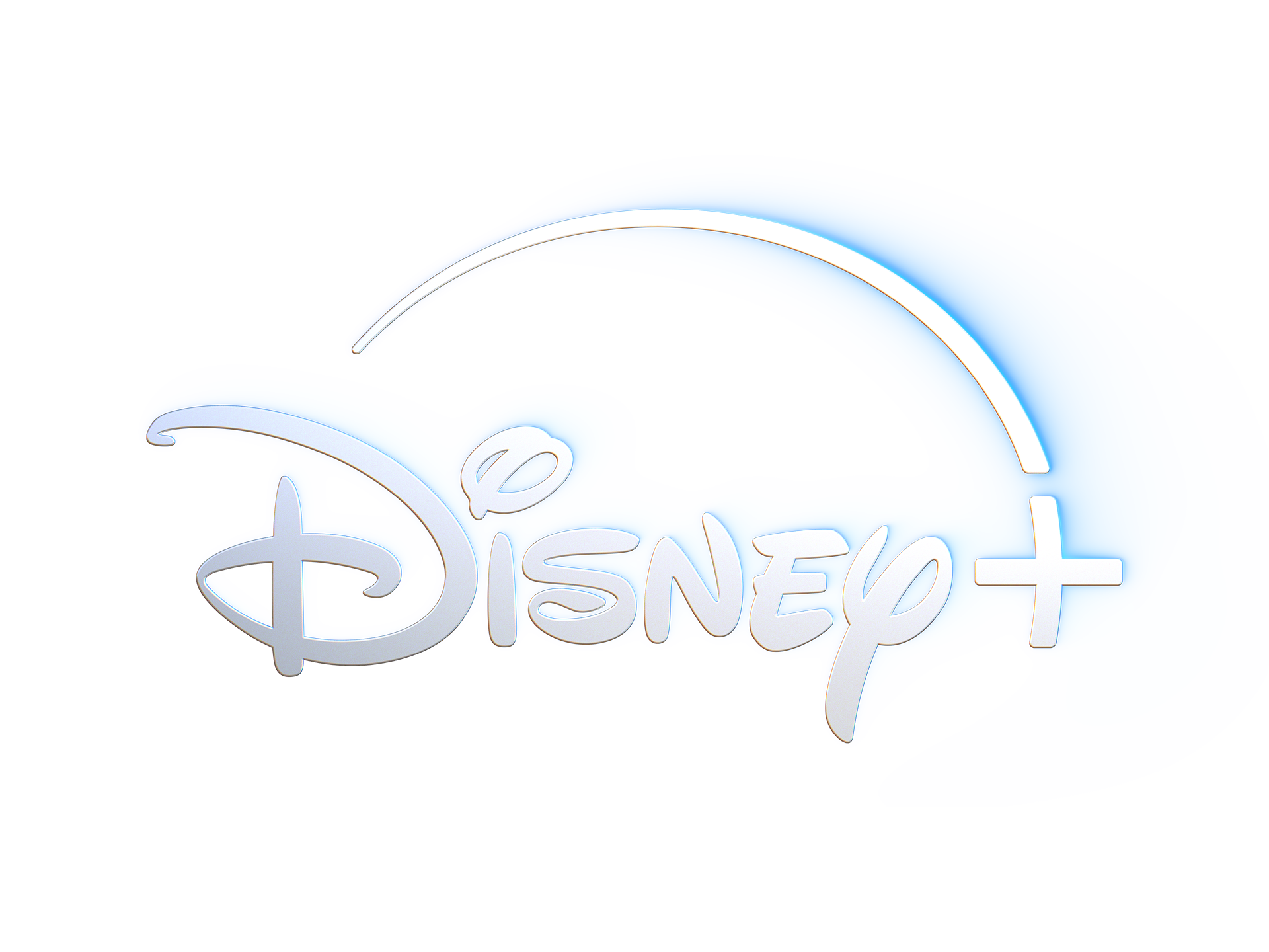 Disney Plus logo white