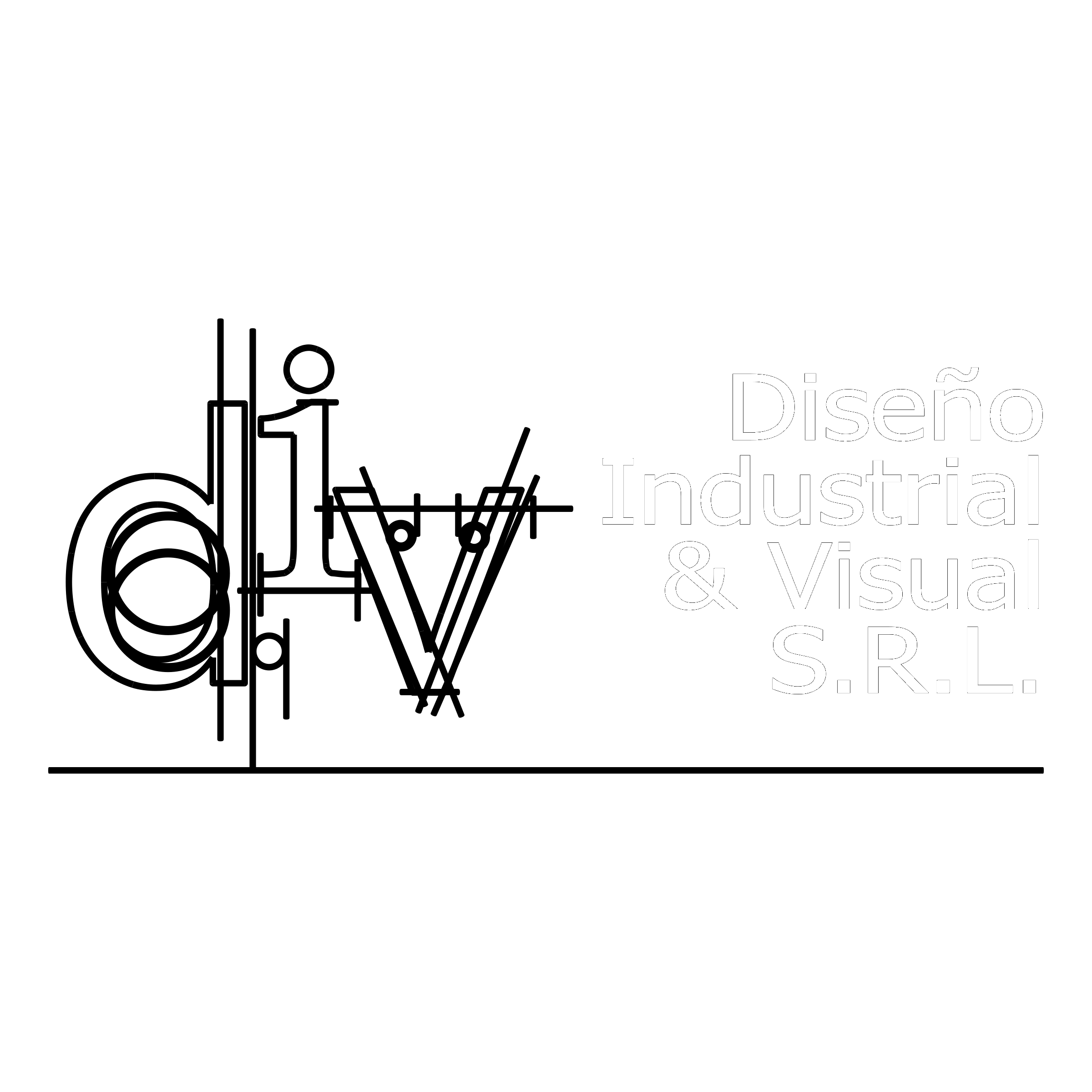 DIV Logo black and white