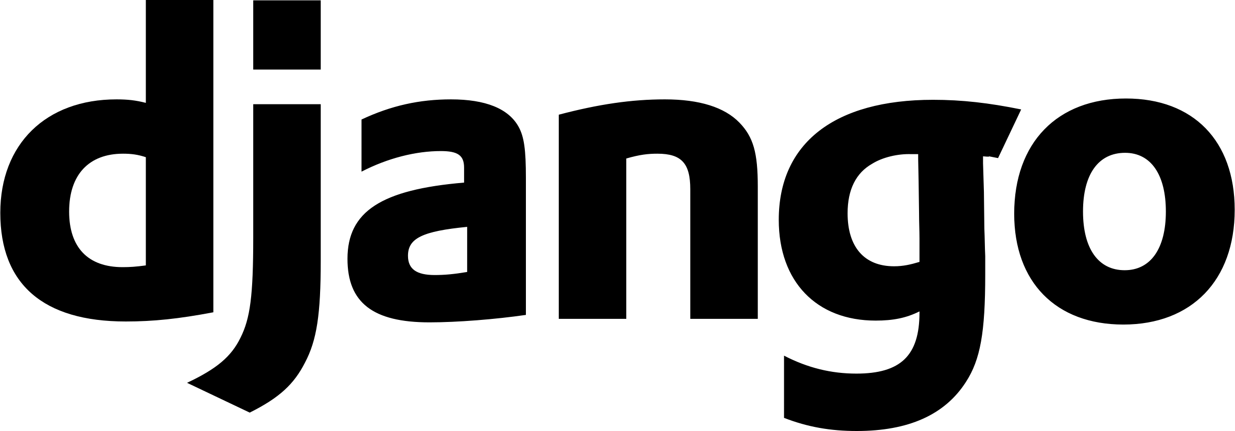 Django Community Logo black and white