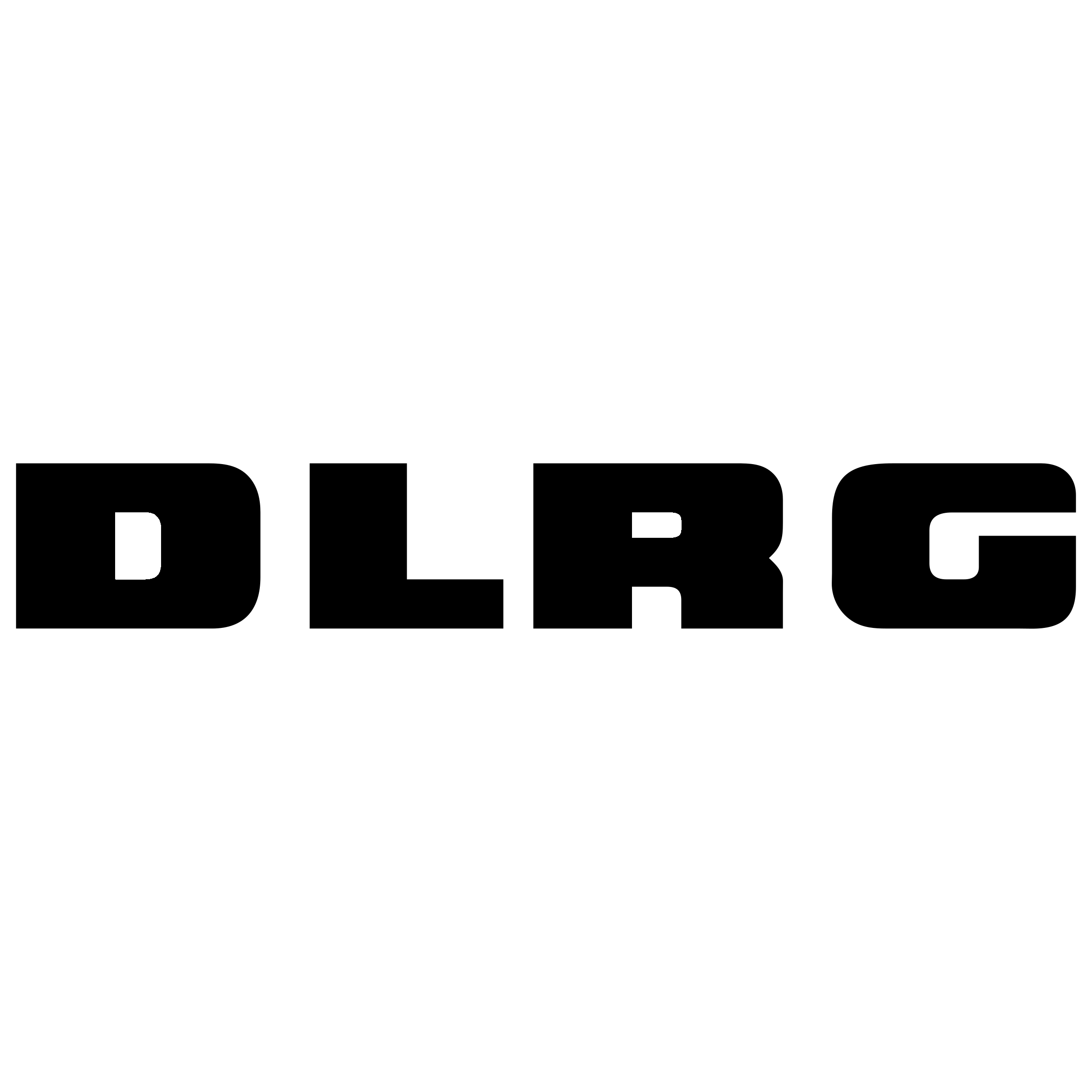 DLRG Logo black and white
