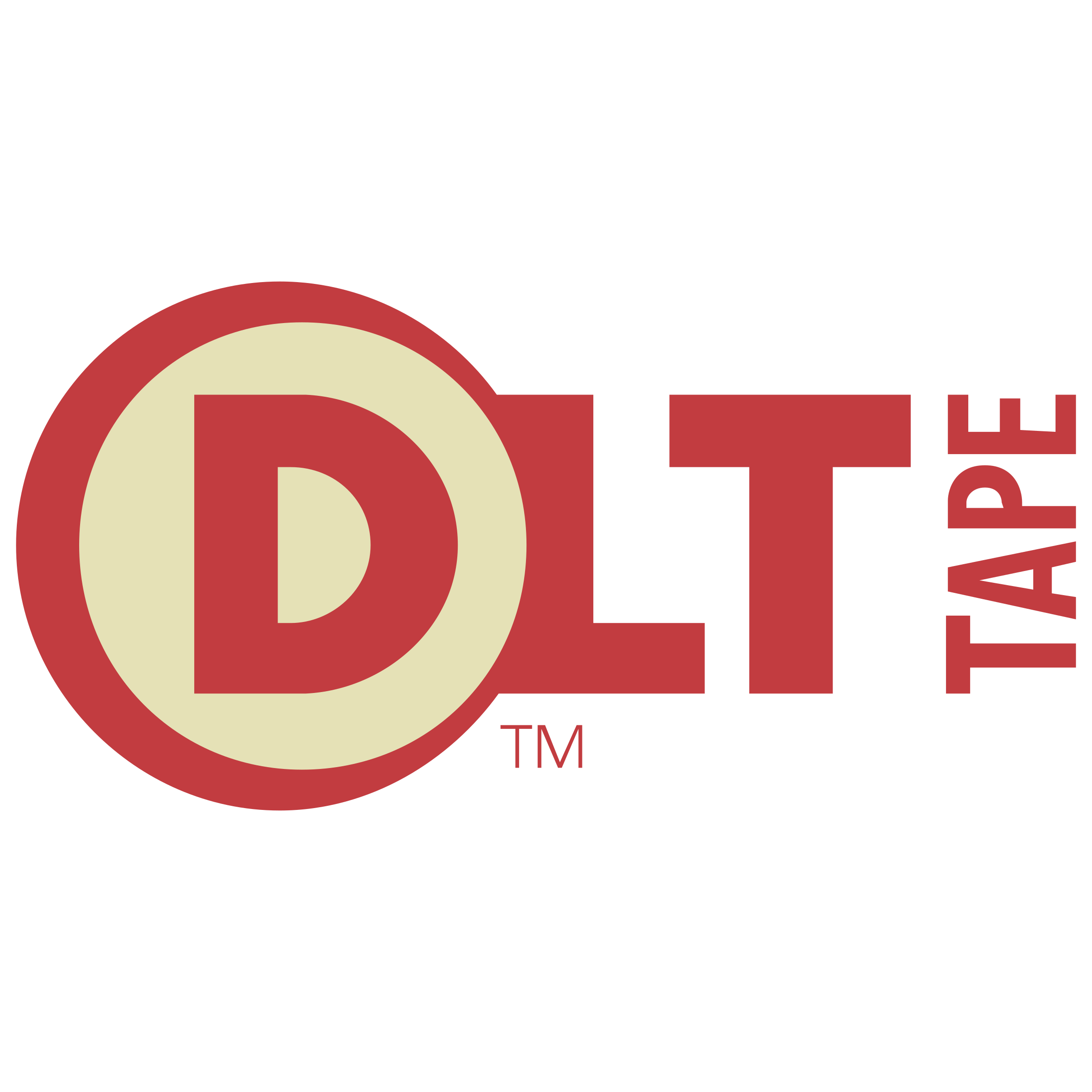 DLT Tape Logo PNG Transparent & SVG Vector Freebie Supply