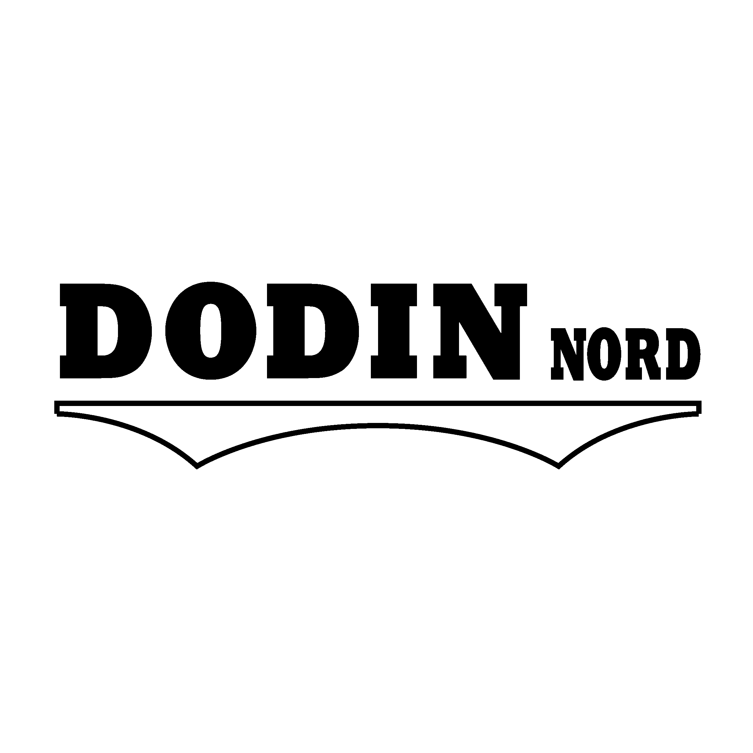 Dodin Nord Logo black and white