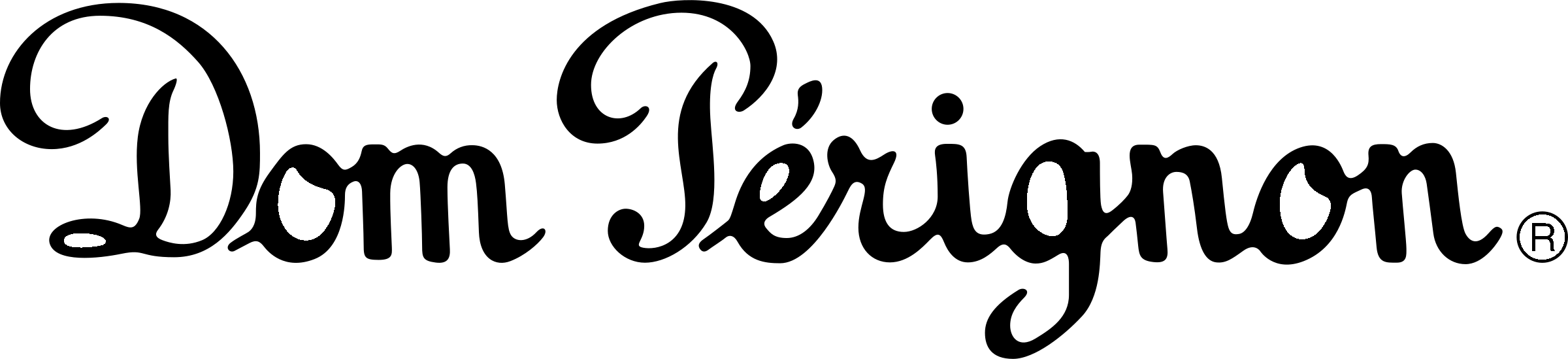 Dom Perignon Logo black and white