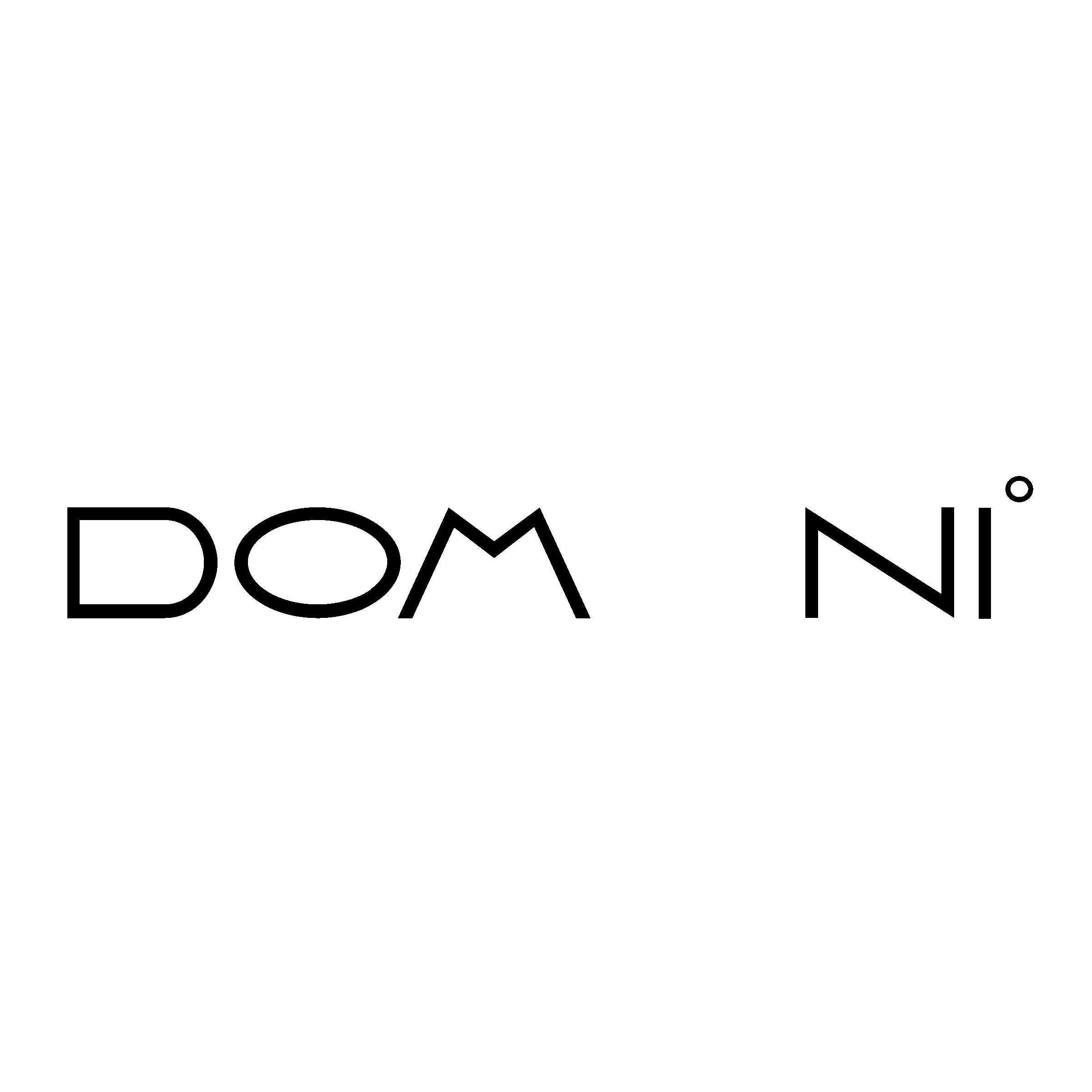 Domani Logo black and white