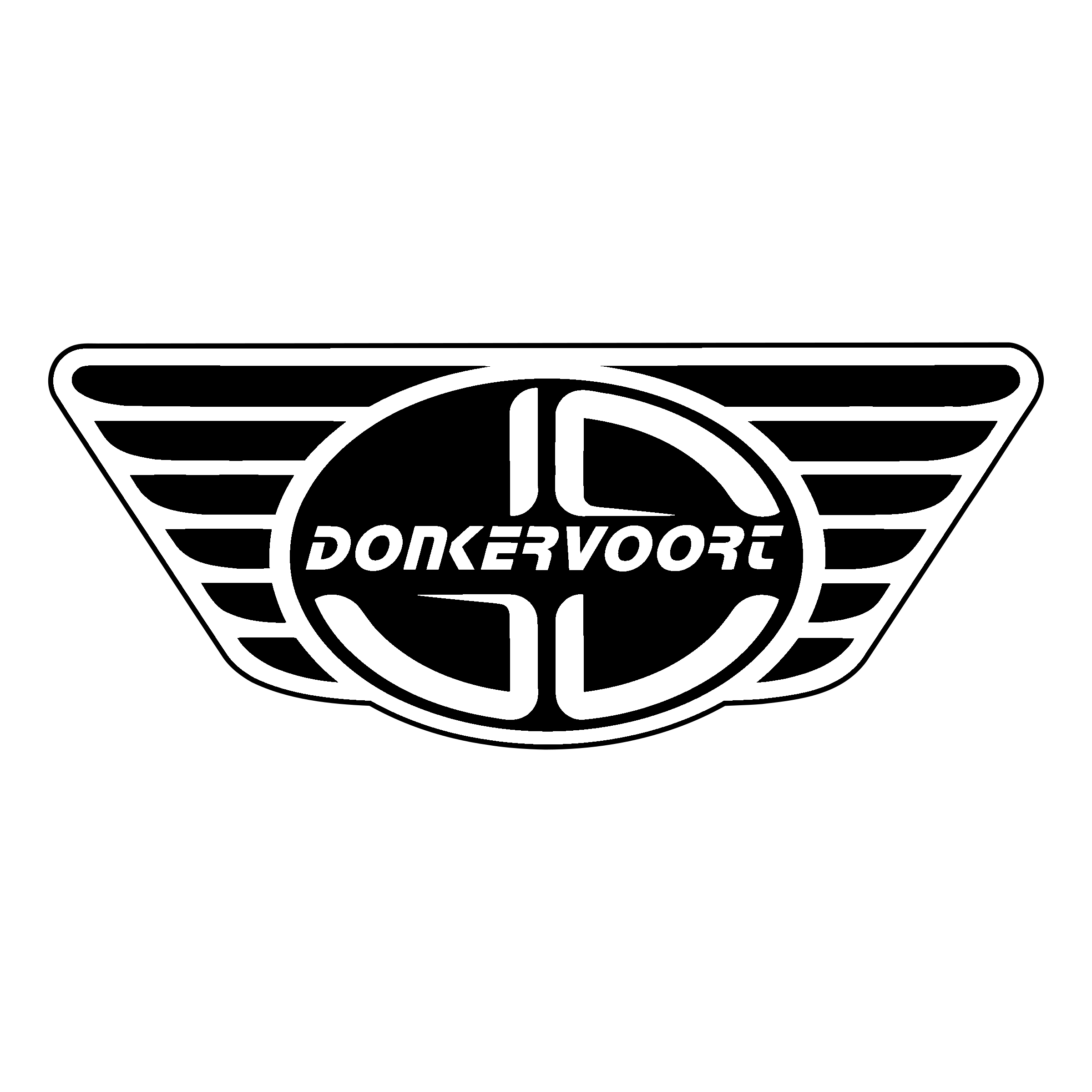 Donkervoort Logo black and white
