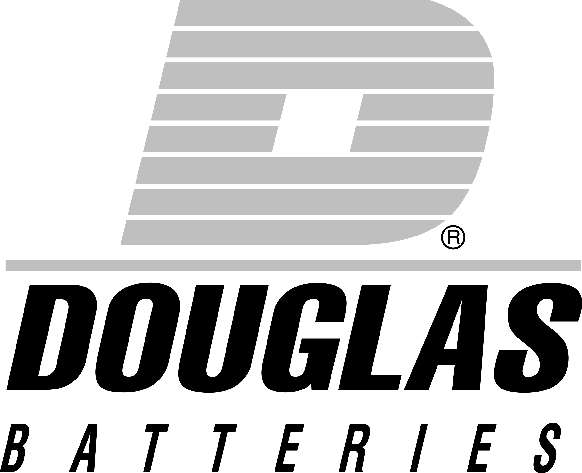 Douglas batteries Logo png transparent