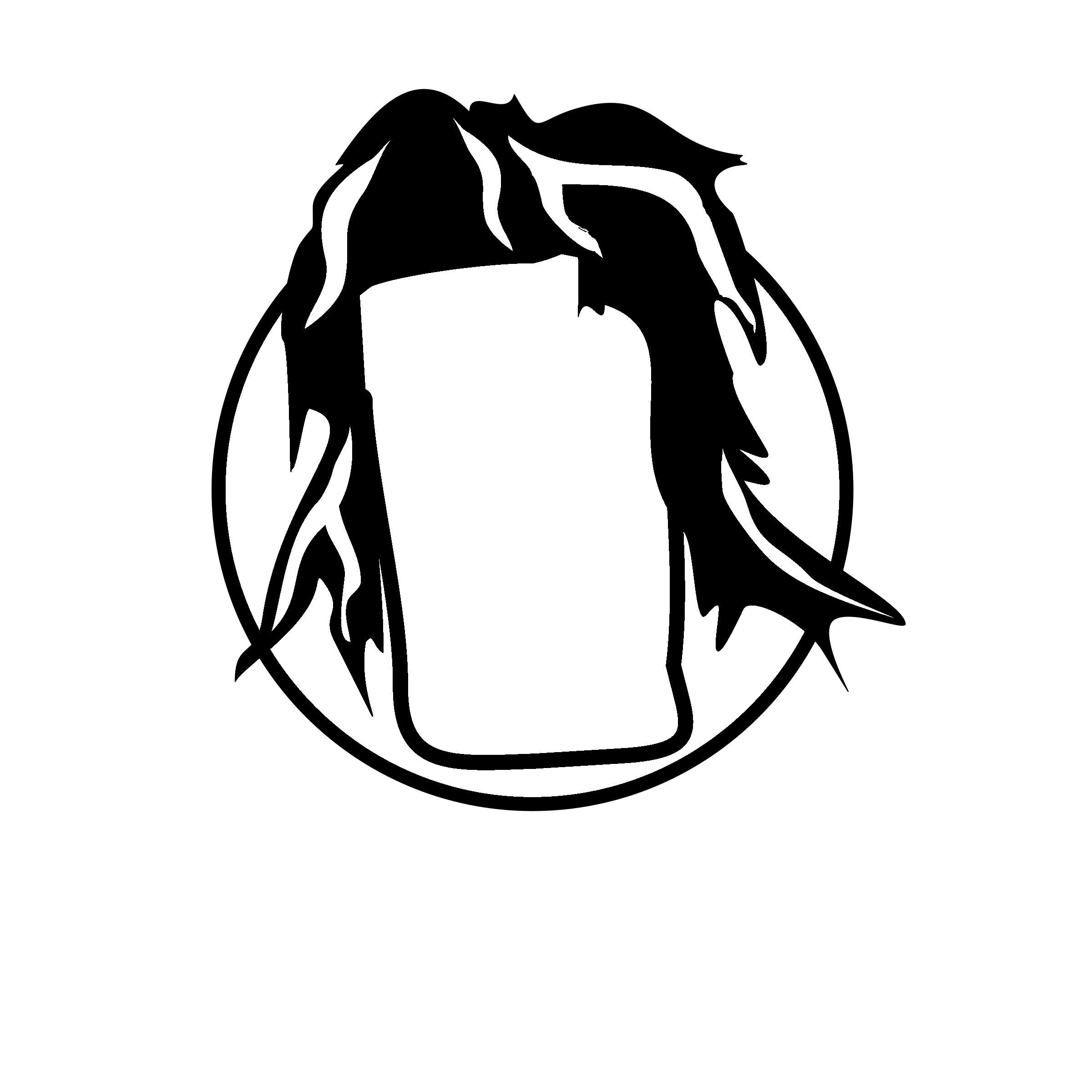 Drink Team FC Logo black and white